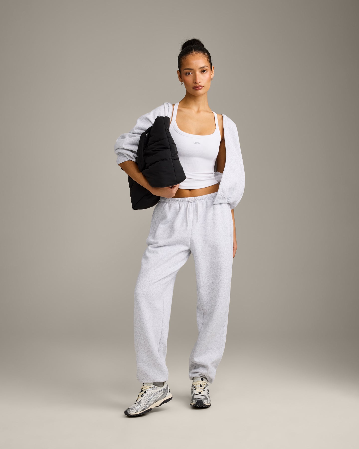 Foundations All Season Joggers | Grey Marl - Image 3