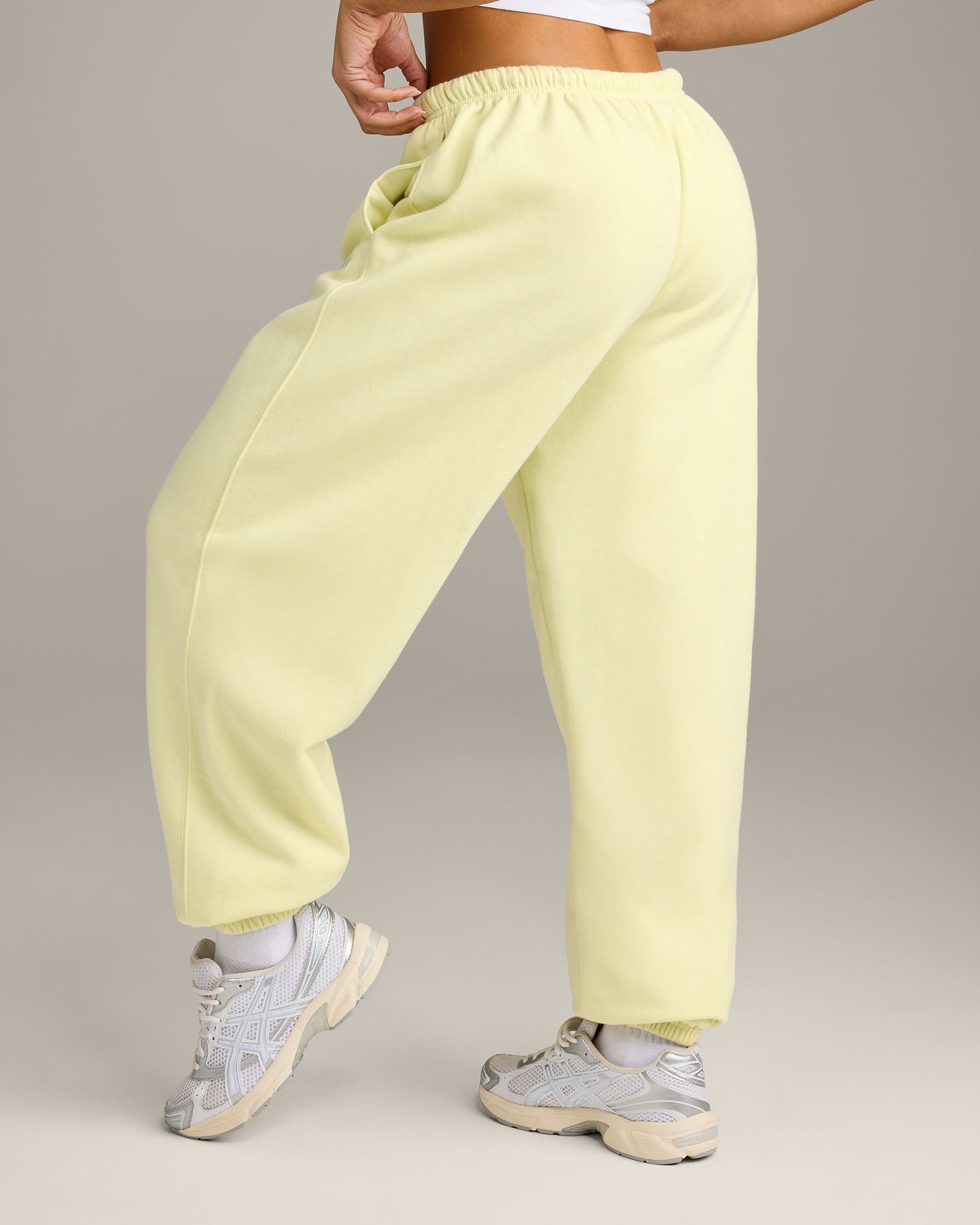 Foundations All Season Joggers | Pastel Yellow - Image 5