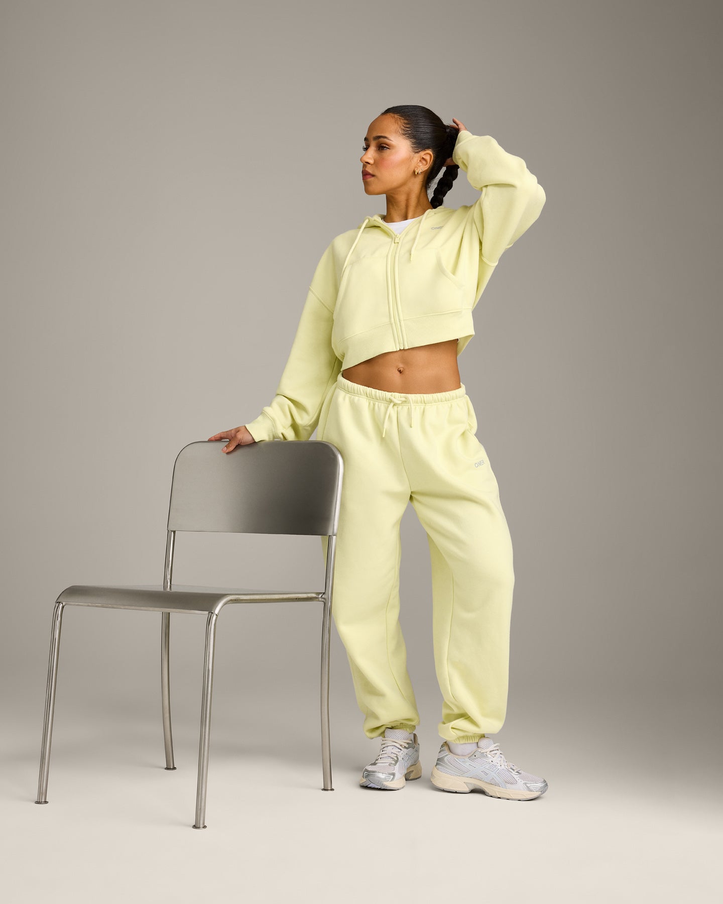 Foundations All Season Joggers | Pastel Yellow - Image 3