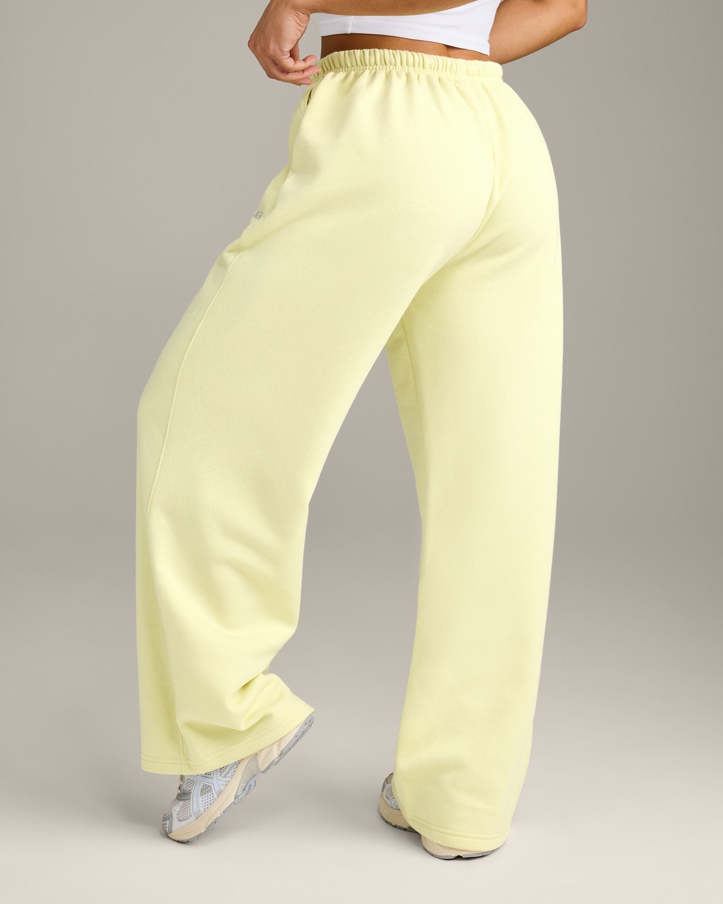Foundations All Season Straight Leg Joggers | Pastel Yellow - Image 5