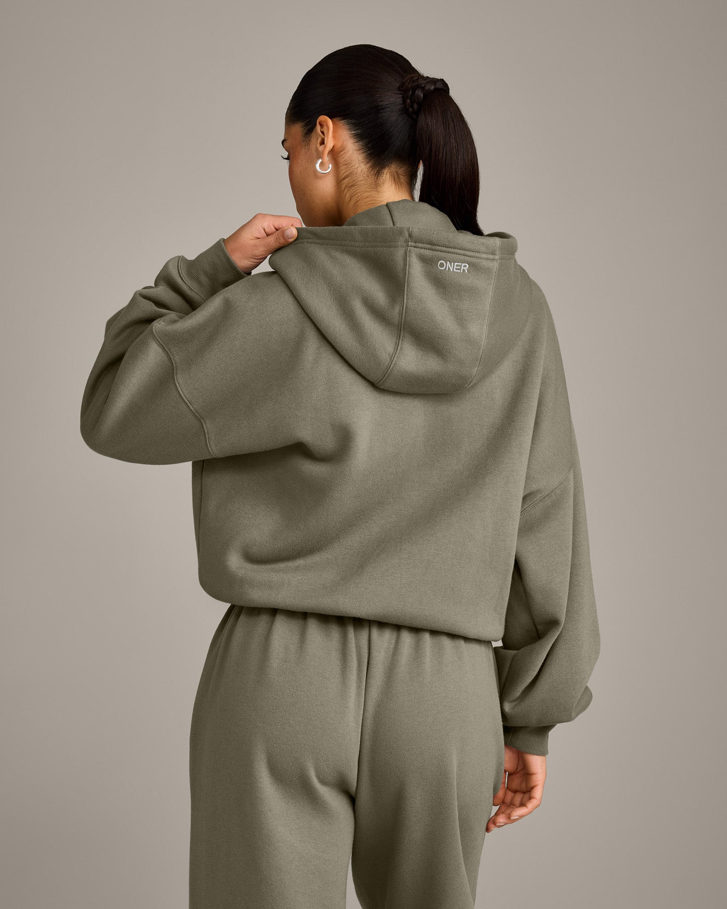 Foundations All Season Zip Through Hoodie | Alpine Green - Image 6