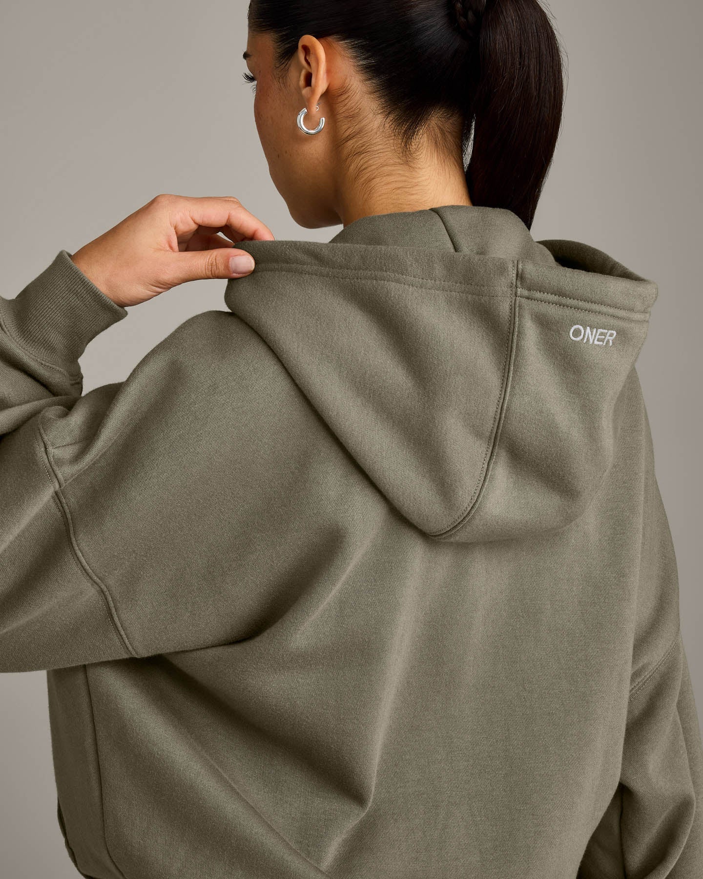 Foundations All Season Zip Through Hoodie | Alpine Green - Image 4