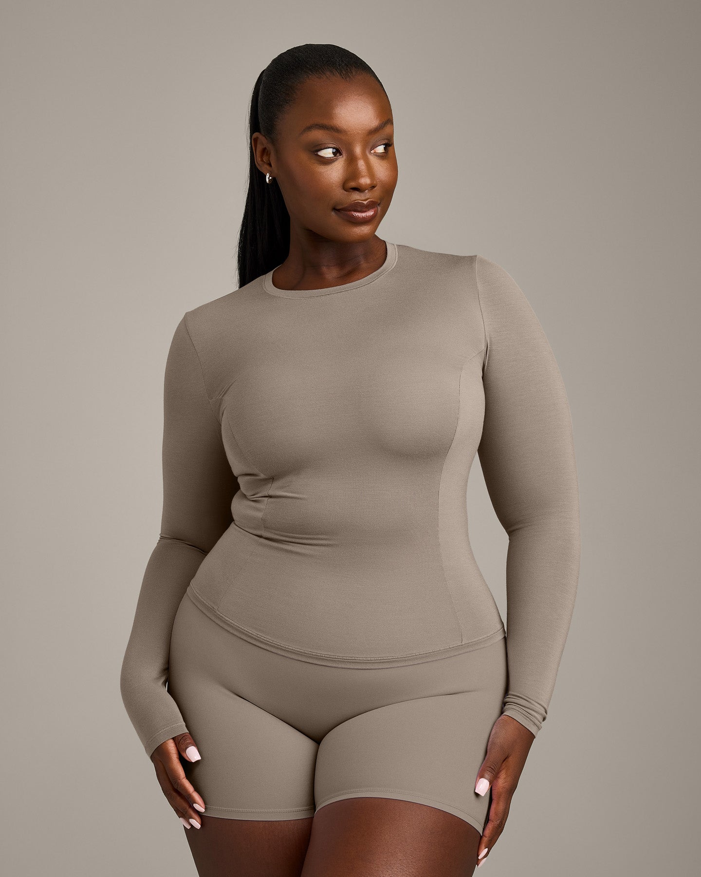 Mellow Motion Crew Neck Long Sleeve Top | Warm Minky