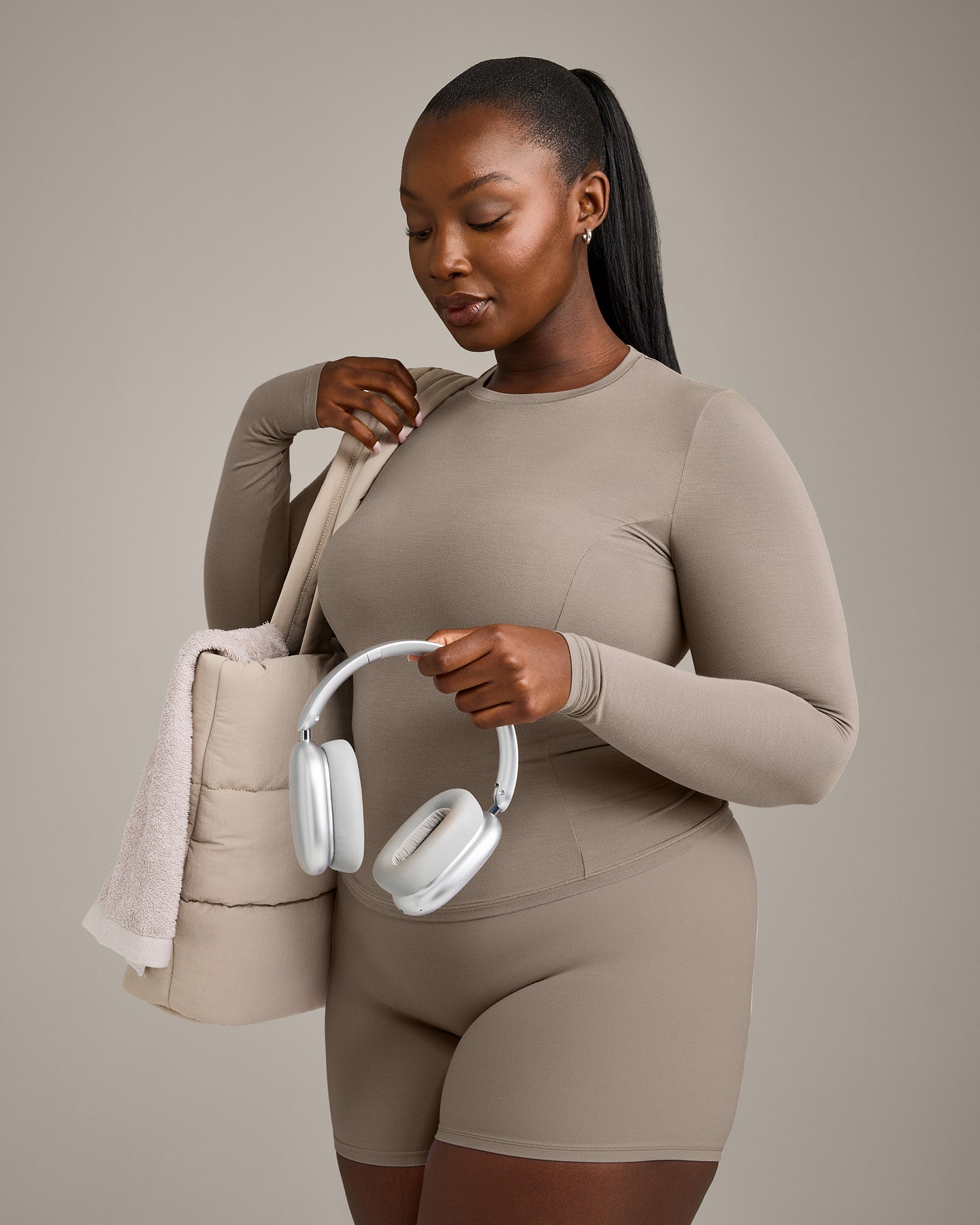 Alternative view of Mellow Motion Crew Neck Long Sleeve Top | Warm Minky