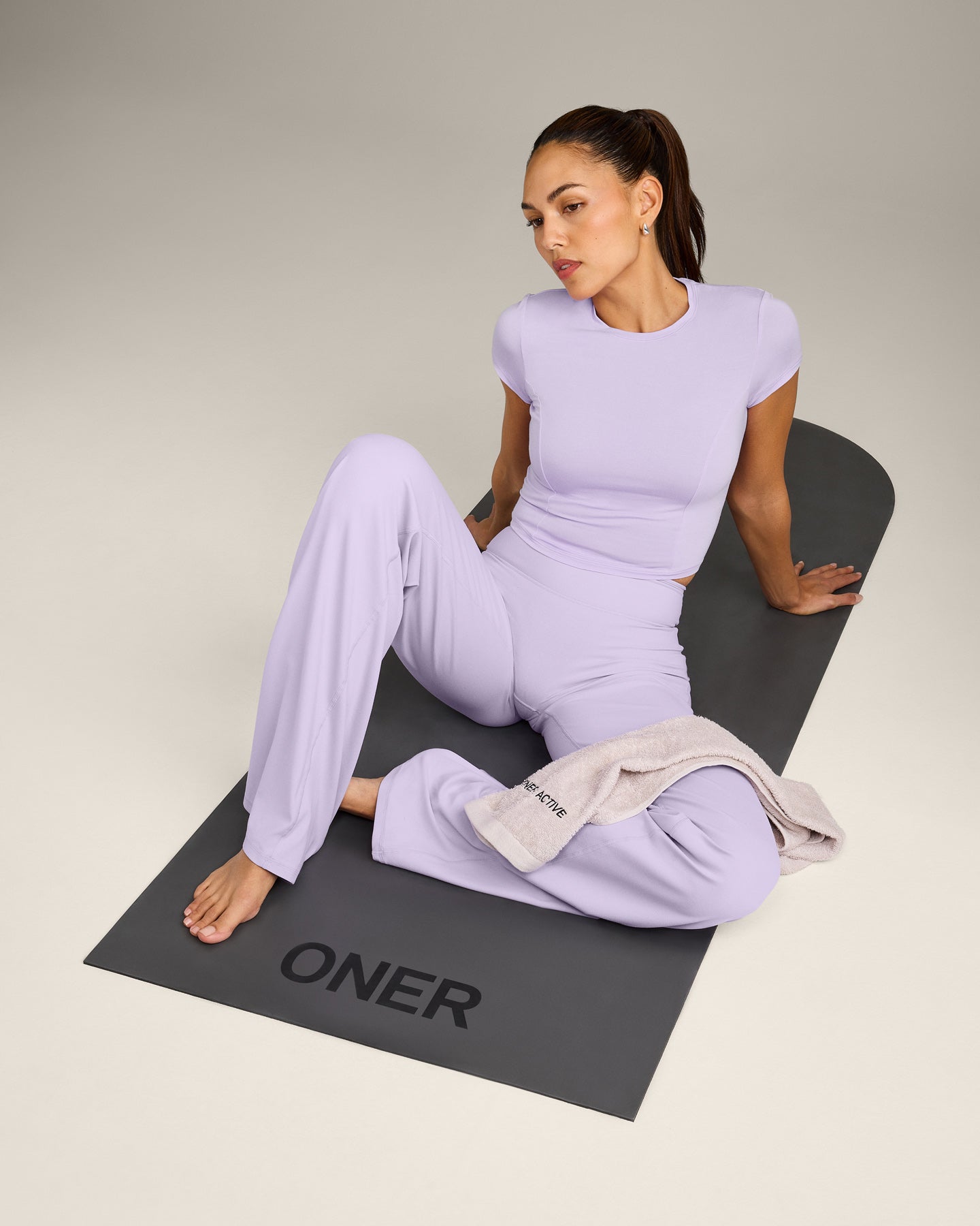 Mellow Motion Crew Neck Mid Top | Lavender Purple - Image 4