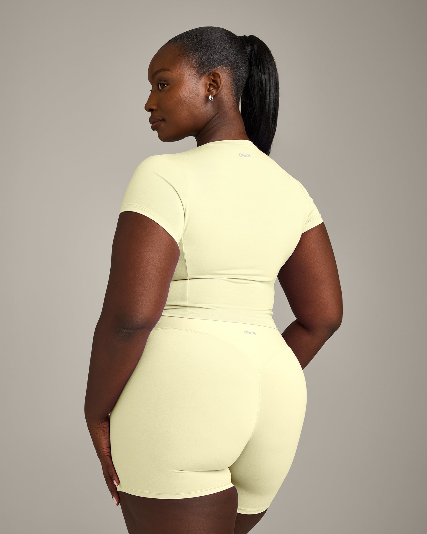 Mellow Motion Crew Neck Mid Top | Pastel Yellow - Image 5