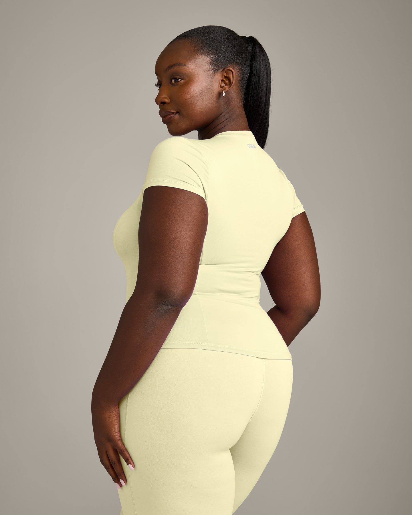 Mellow Motion Crew Neck Top | Pastel Yellow - Image 5