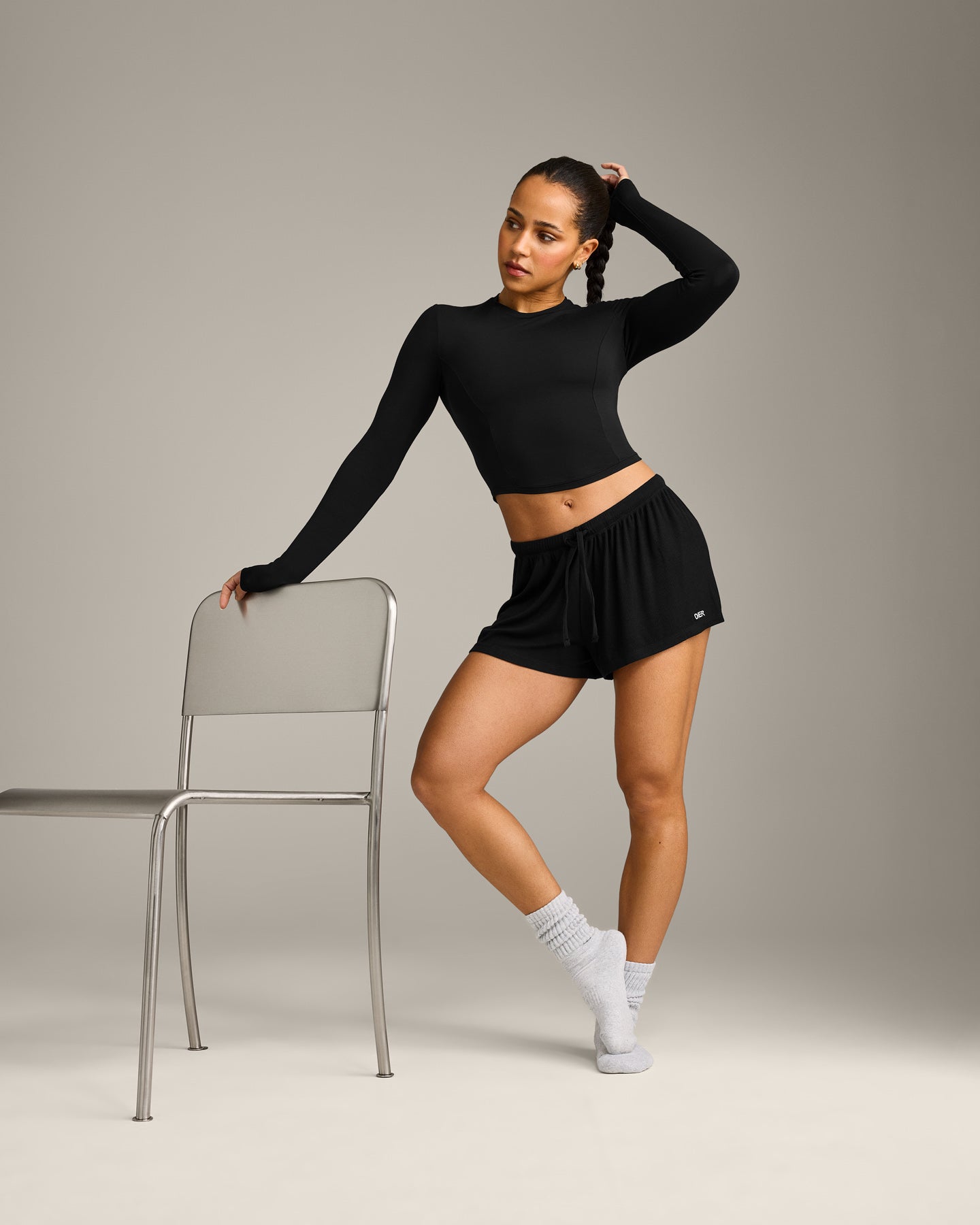 Alternative view of Oner At Home Night Shorts | Black