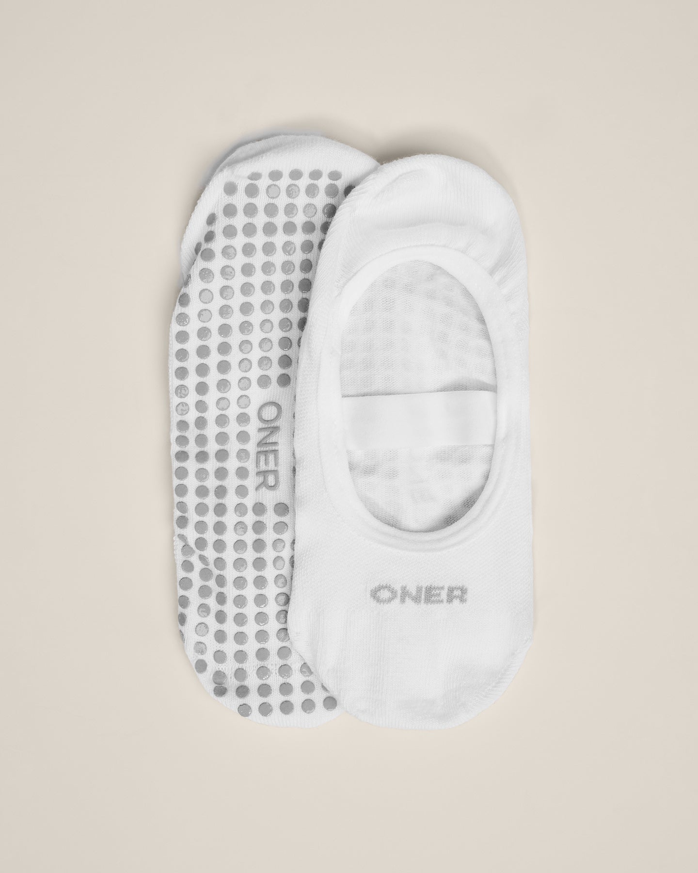 Pilates Grip Socks 1 Pack | White - Image 6