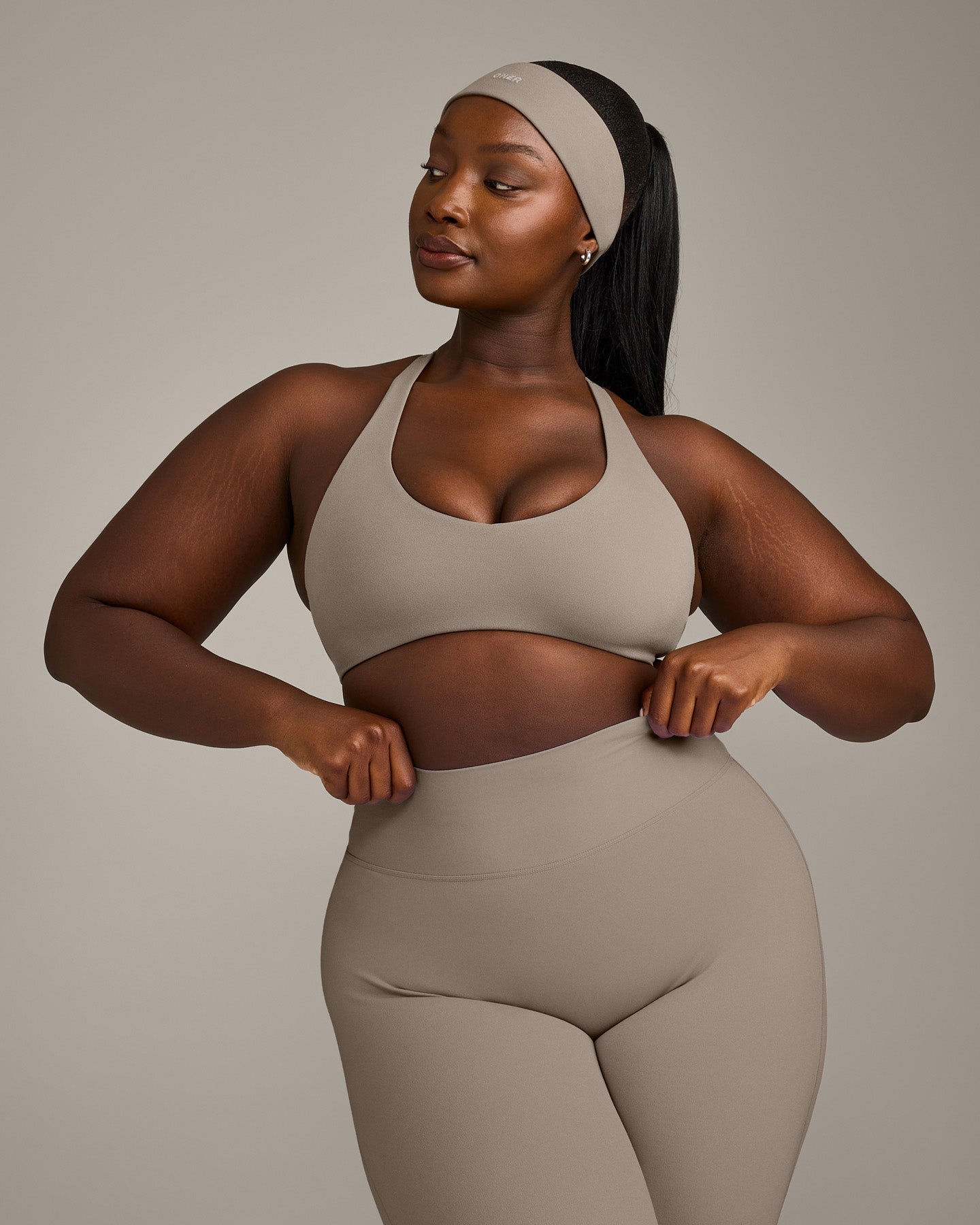 SoftMotion Bralette with Grey Logo | Minky