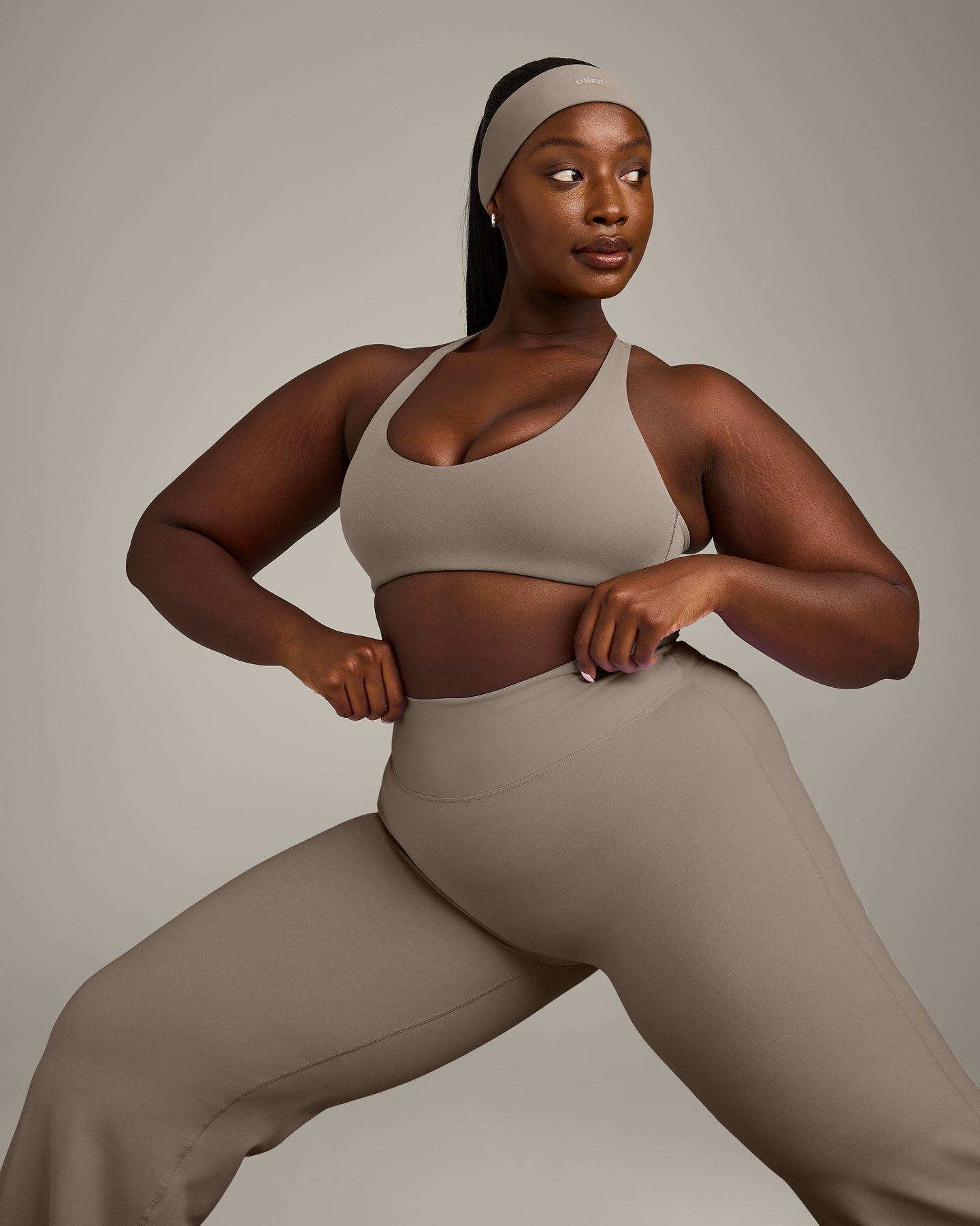 Alternative view of SoftMotion Bralette with Grey Logo | Minky