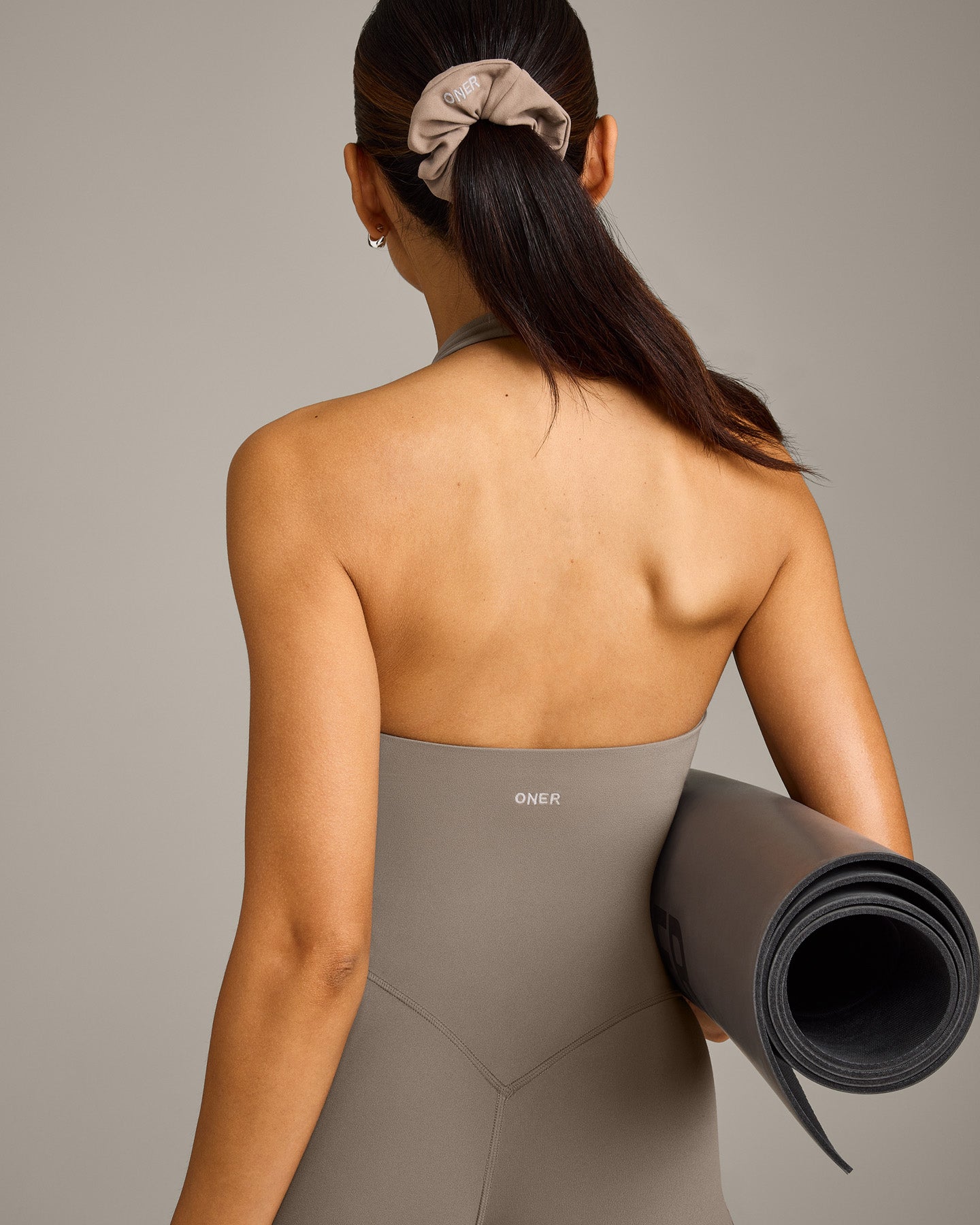 SoftMotion Halter Neck All In One Short with Grey Logo | Minky - Image 5
