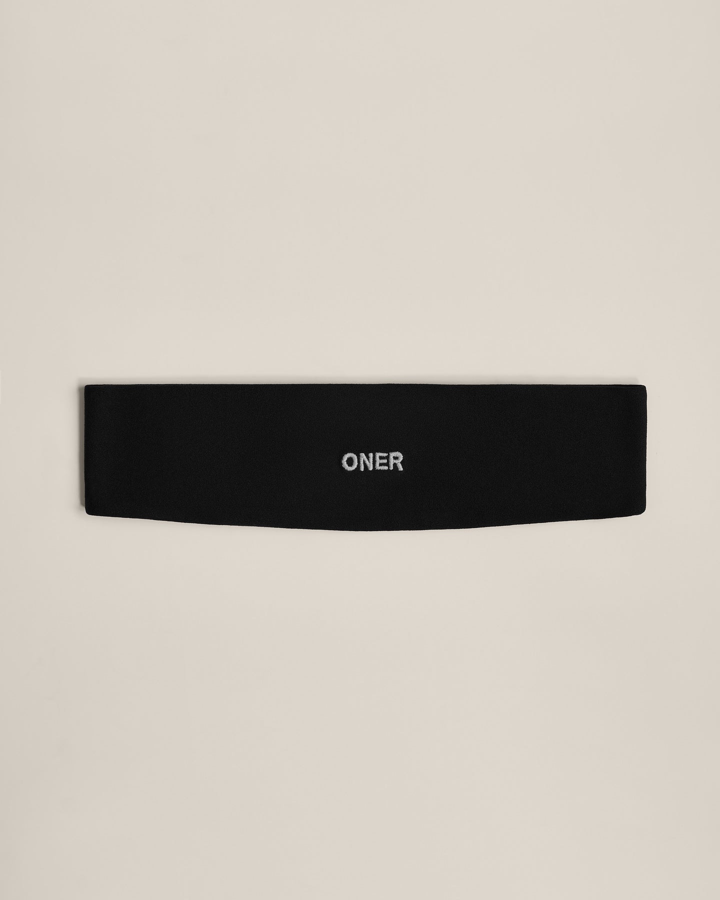 SoftMotion Headband with Grey Logo | Black