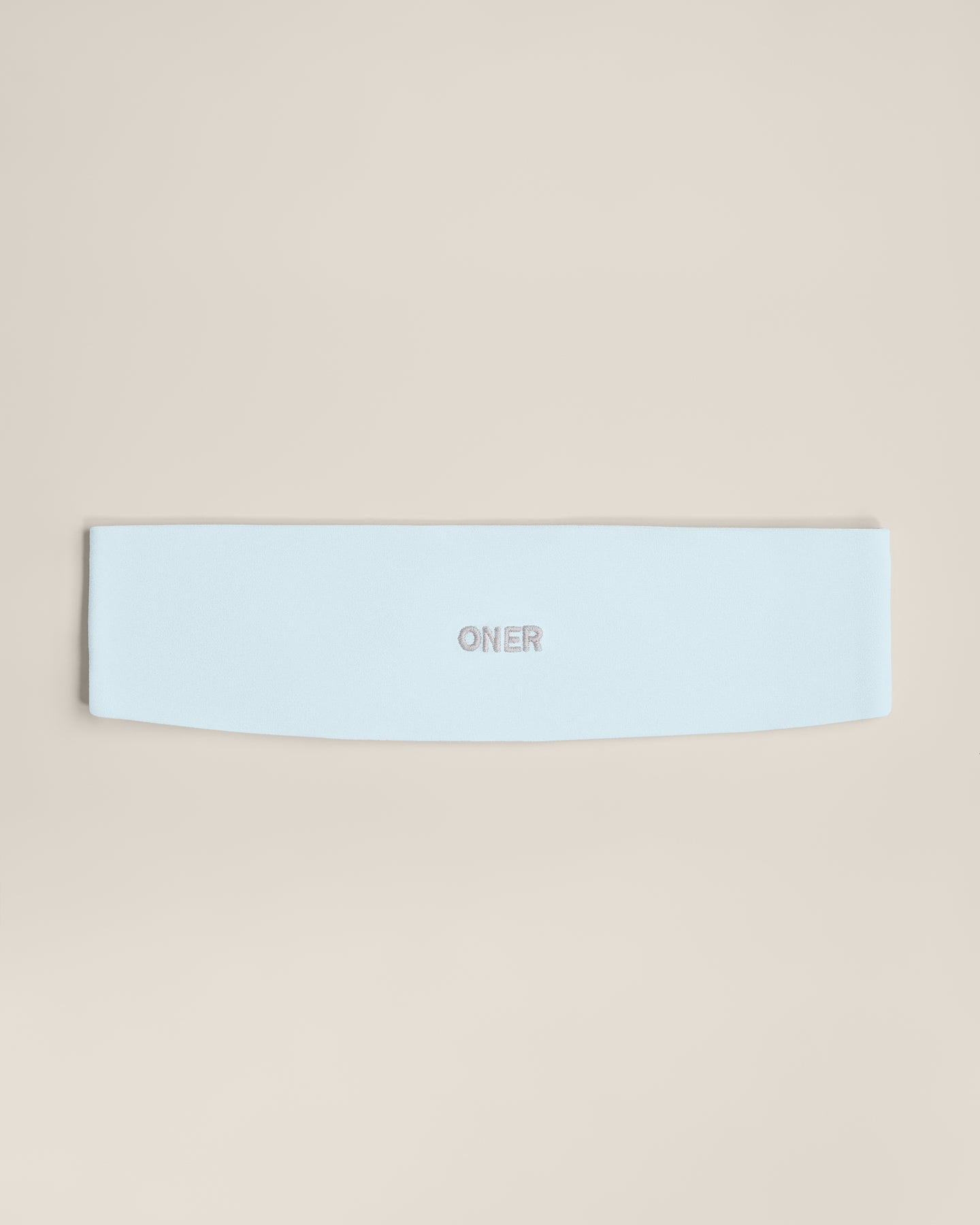 Alternative view of SoftMotion Headband with Grey Logo | Cloud Blue