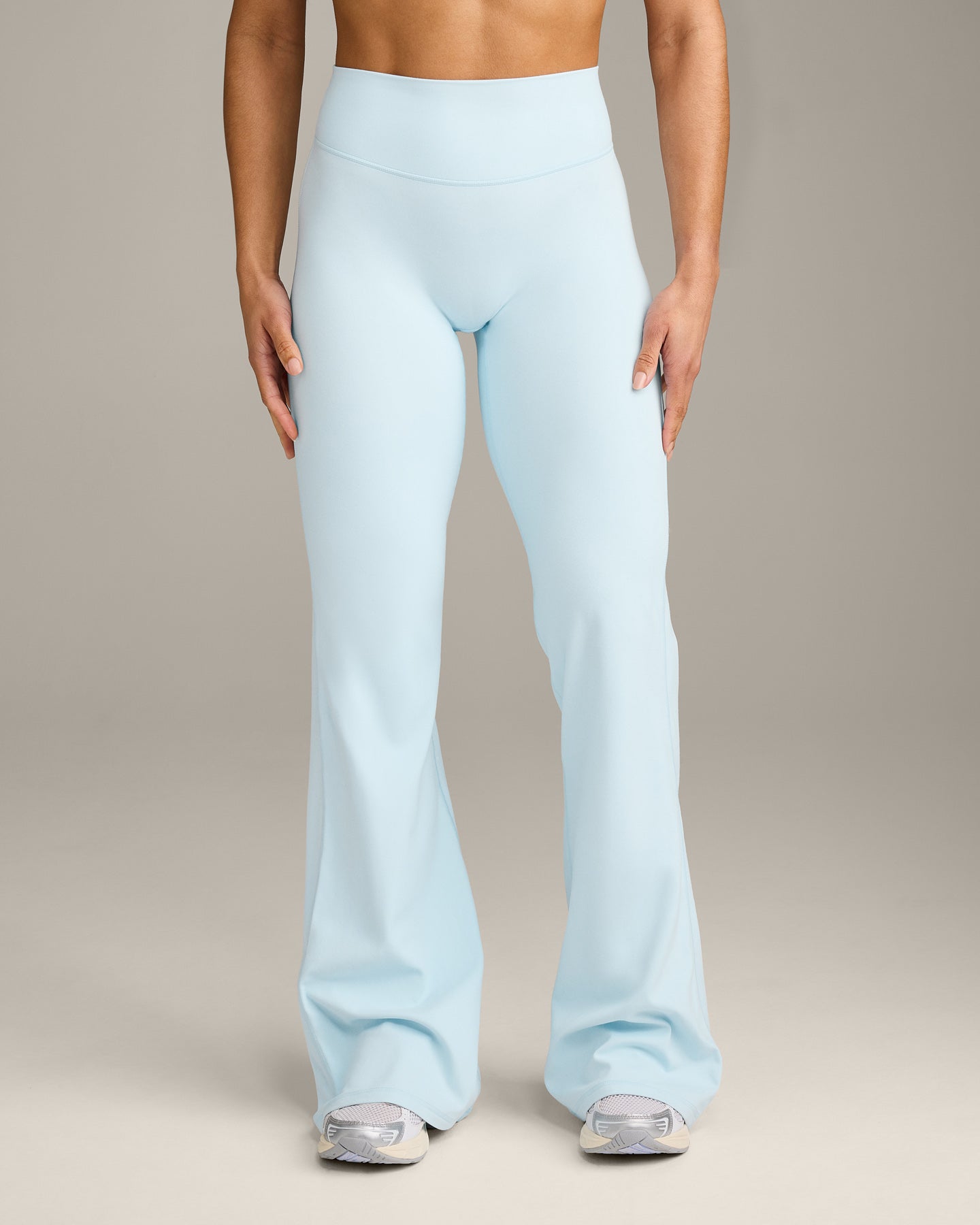 SoftMotion Flared Bottoms with Grey Logo | Cloud Blue - Image 6