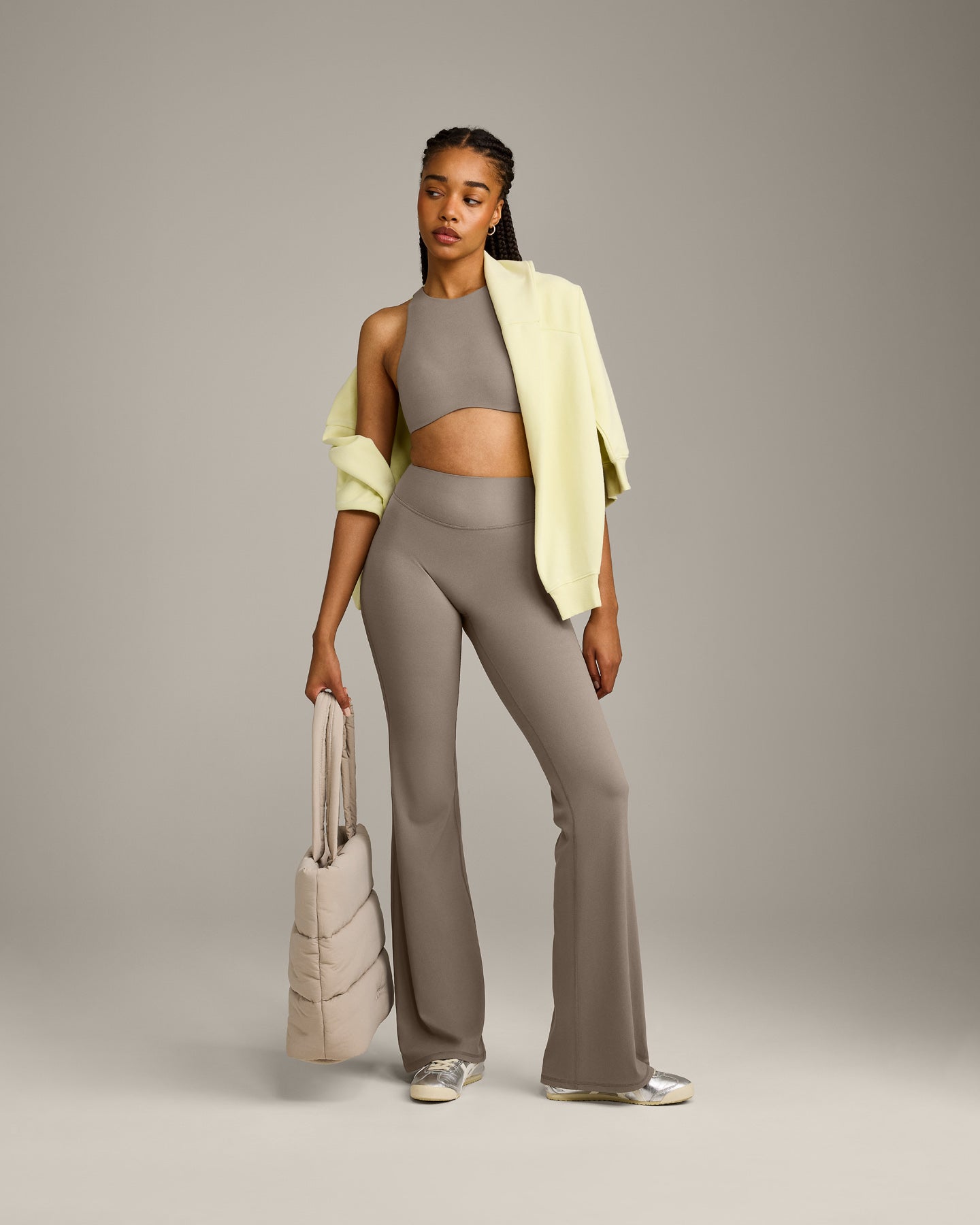 SoftMotion Flared Bottoms with Grey Logo | Minky - Image 3