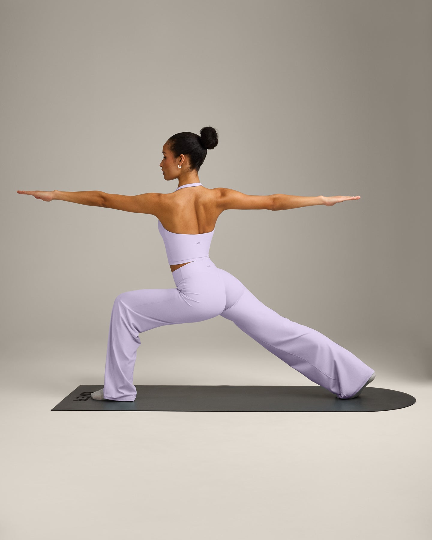 SoftMotion Straight Leg Bottoms with Grey Logo | Lavender Purple - Image 6
