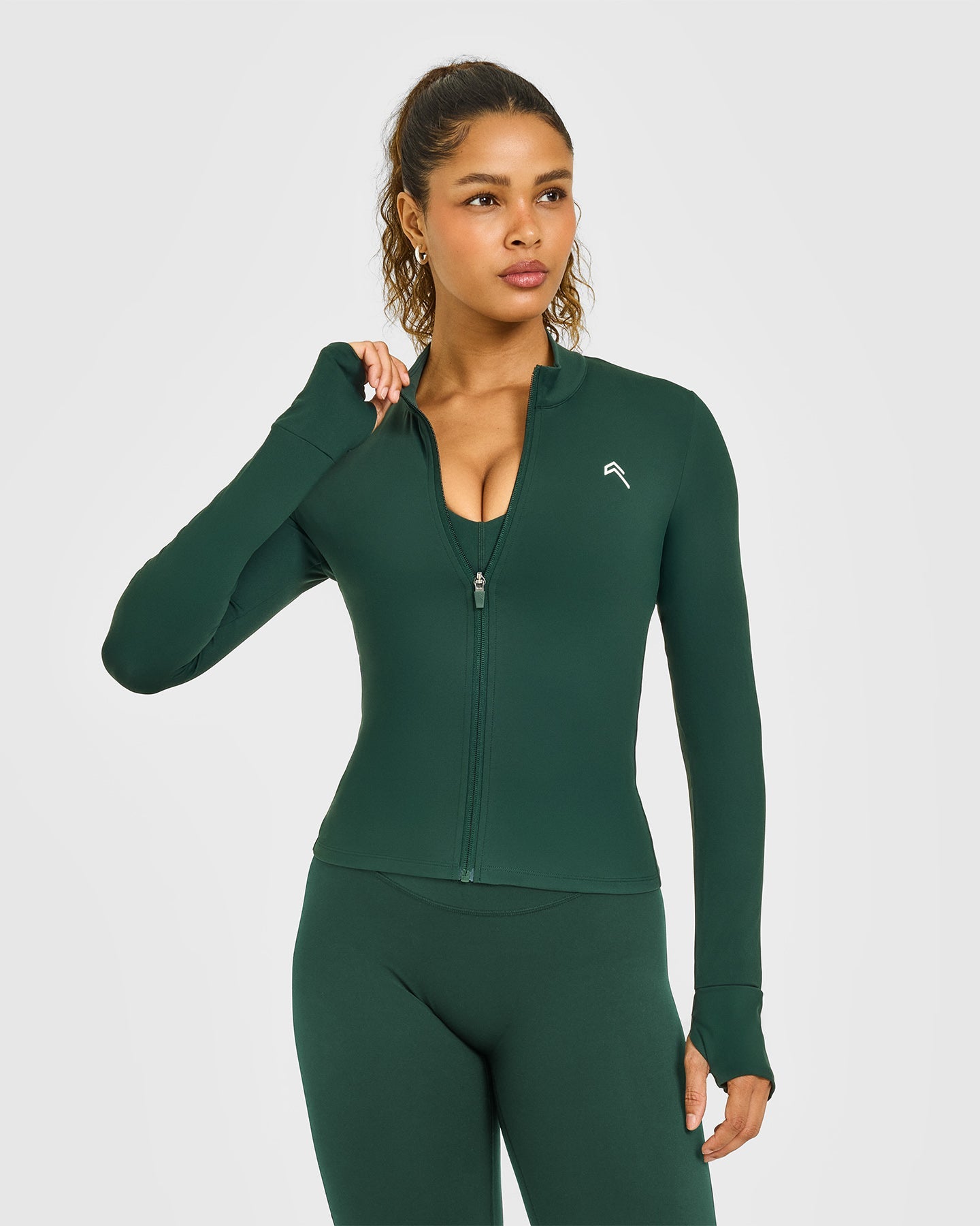 UnifiedMove Jacket White Logo | Racing Green
