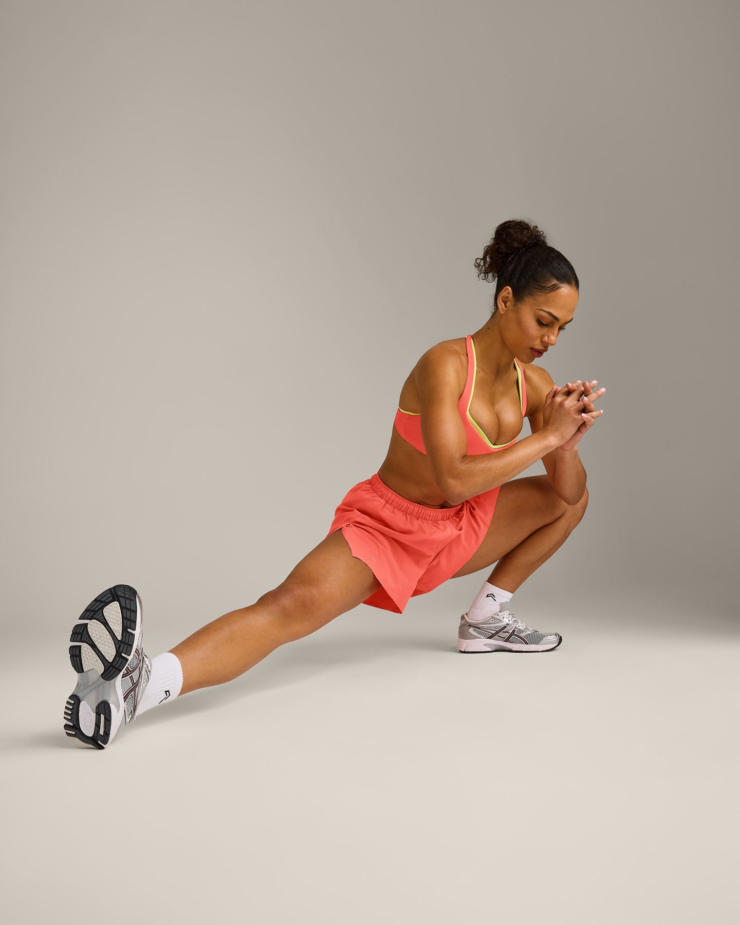 AirMove Lined Shorts 4" with Pocket New Branding | Light Charged Coral - Image 3
