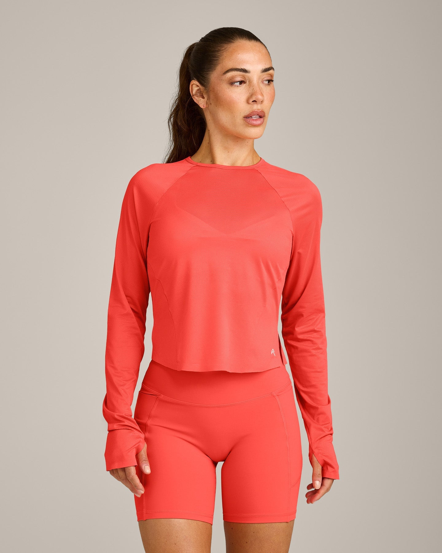 PrecisionMove Long Sleeve Top | Coral