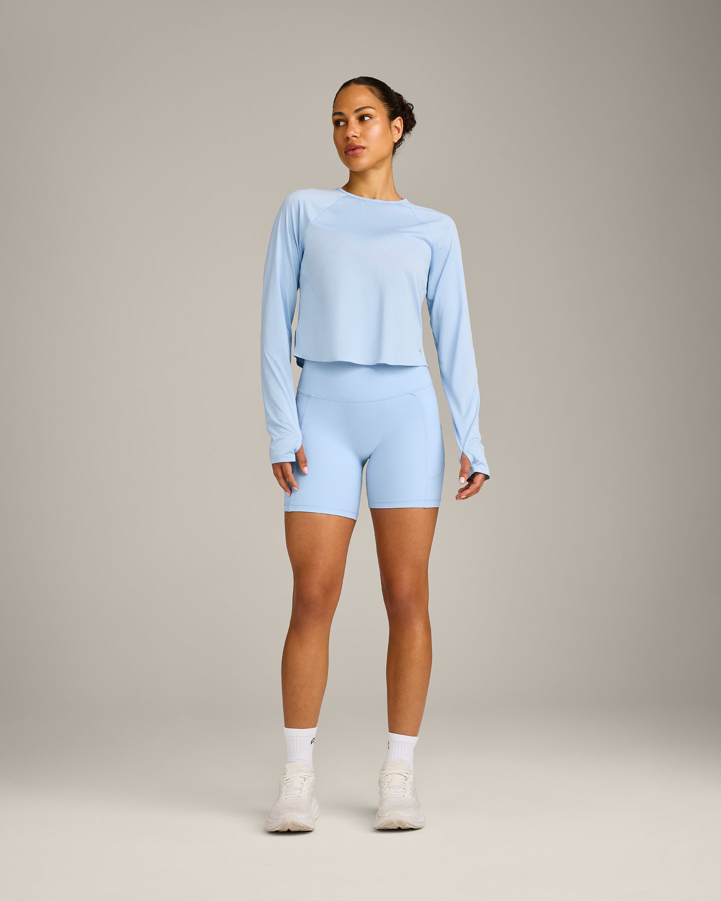 PrecisionMove Long Sleeve Top | Powdered Blue - Image 3