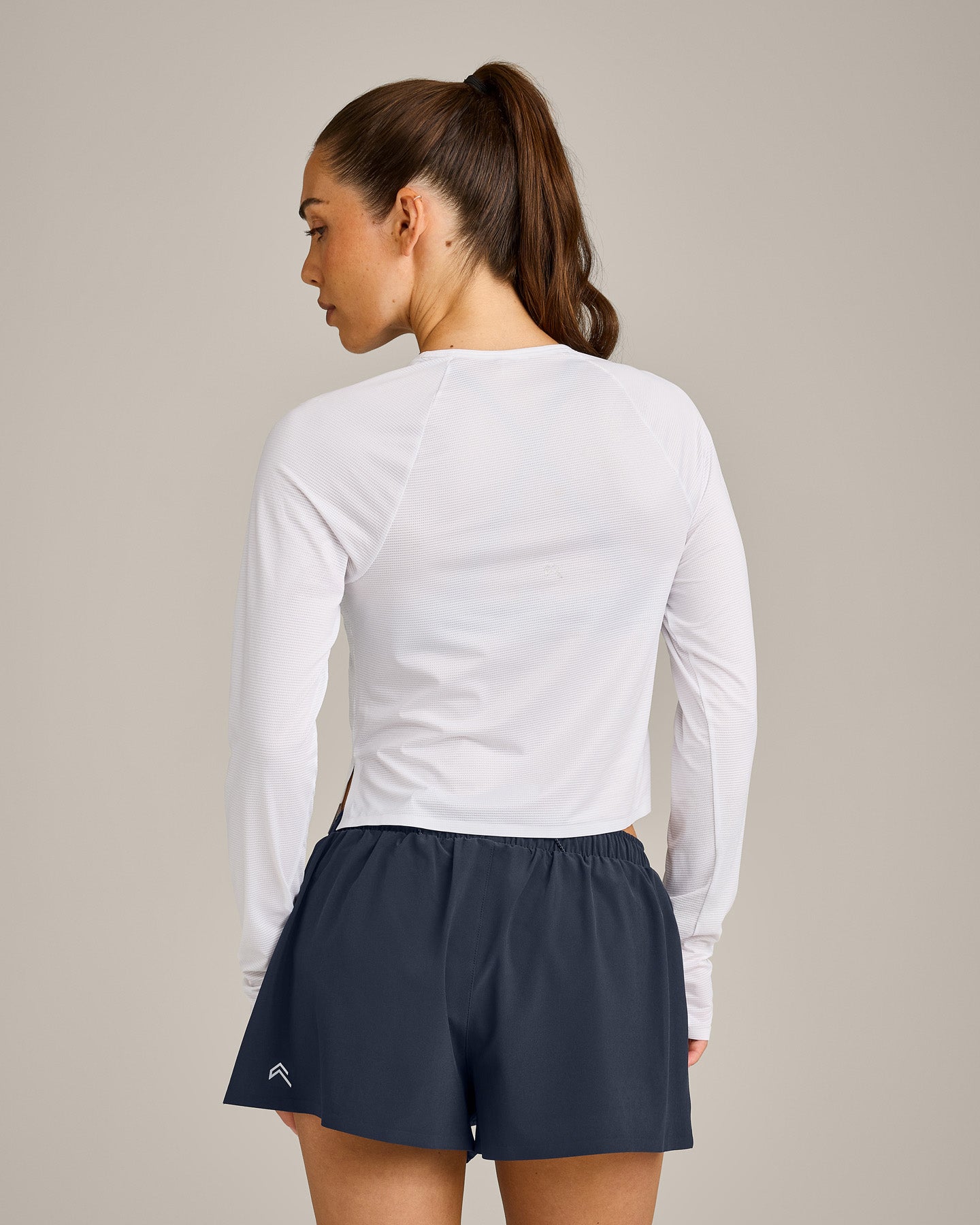 Alternative view of PrecisionMove Long Sleeve Top | White