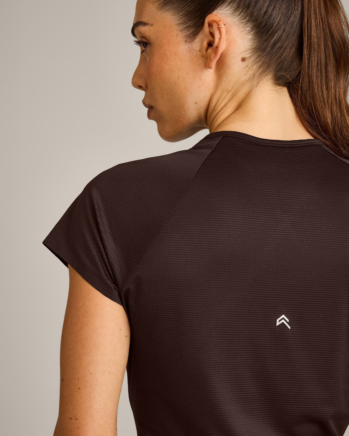 Alternative view of PrecisionMove Short Sleeve Top | 70% Cocoa