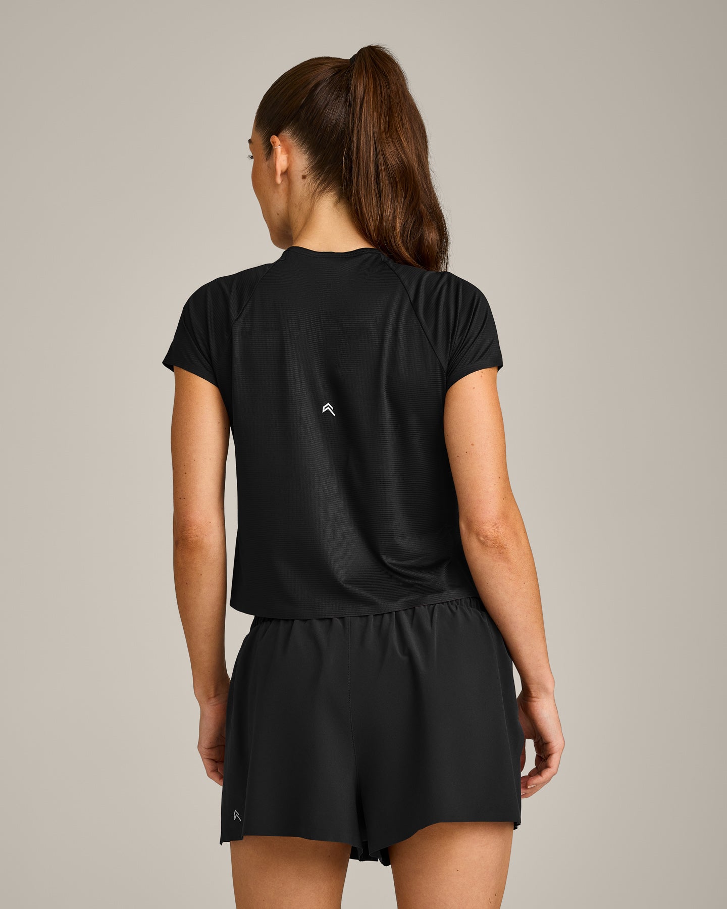 Alternative view of PrecisionMove Short Sleeve Top | Black