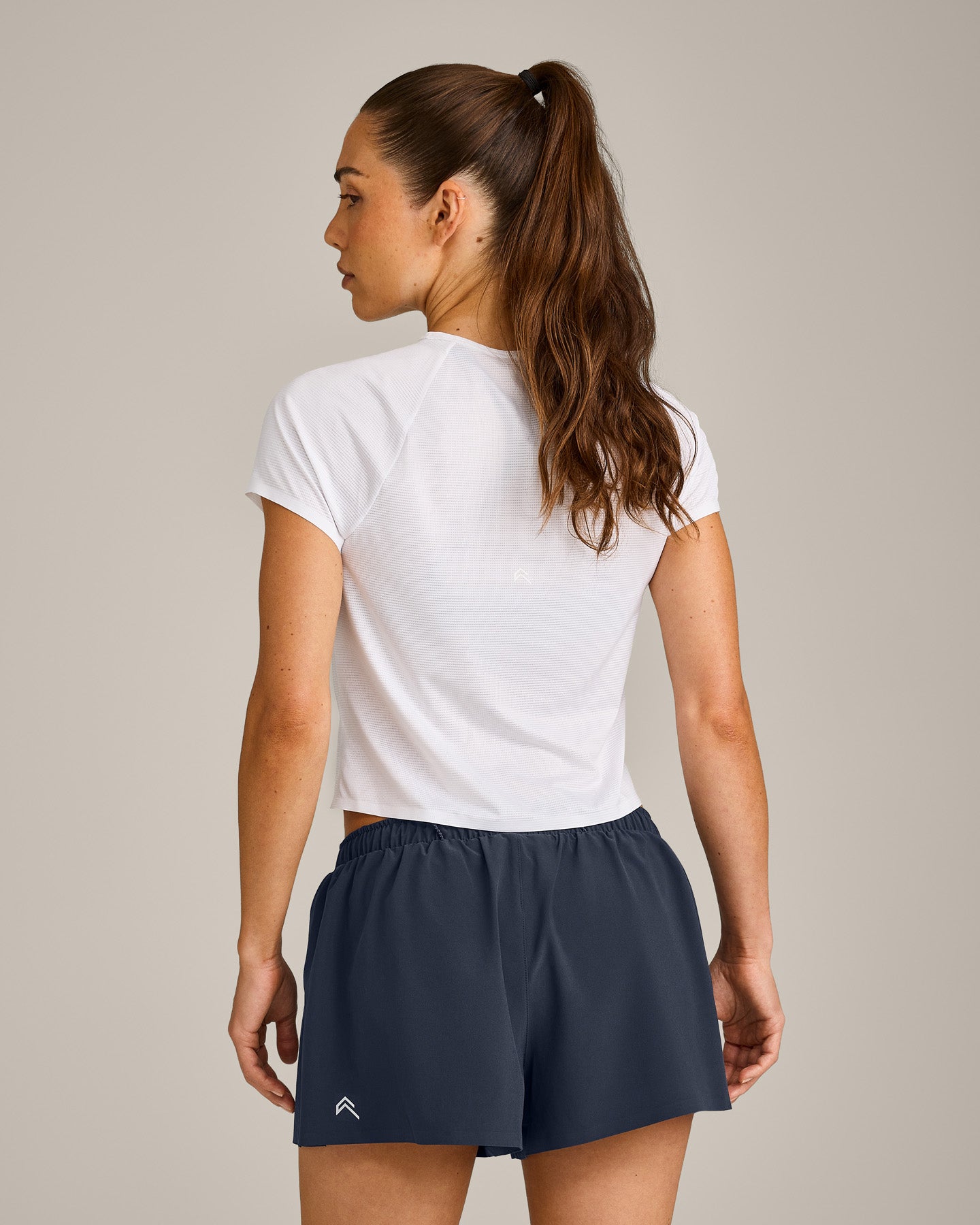 Alternative view of PrecisionMove Short Sleeve Top | White