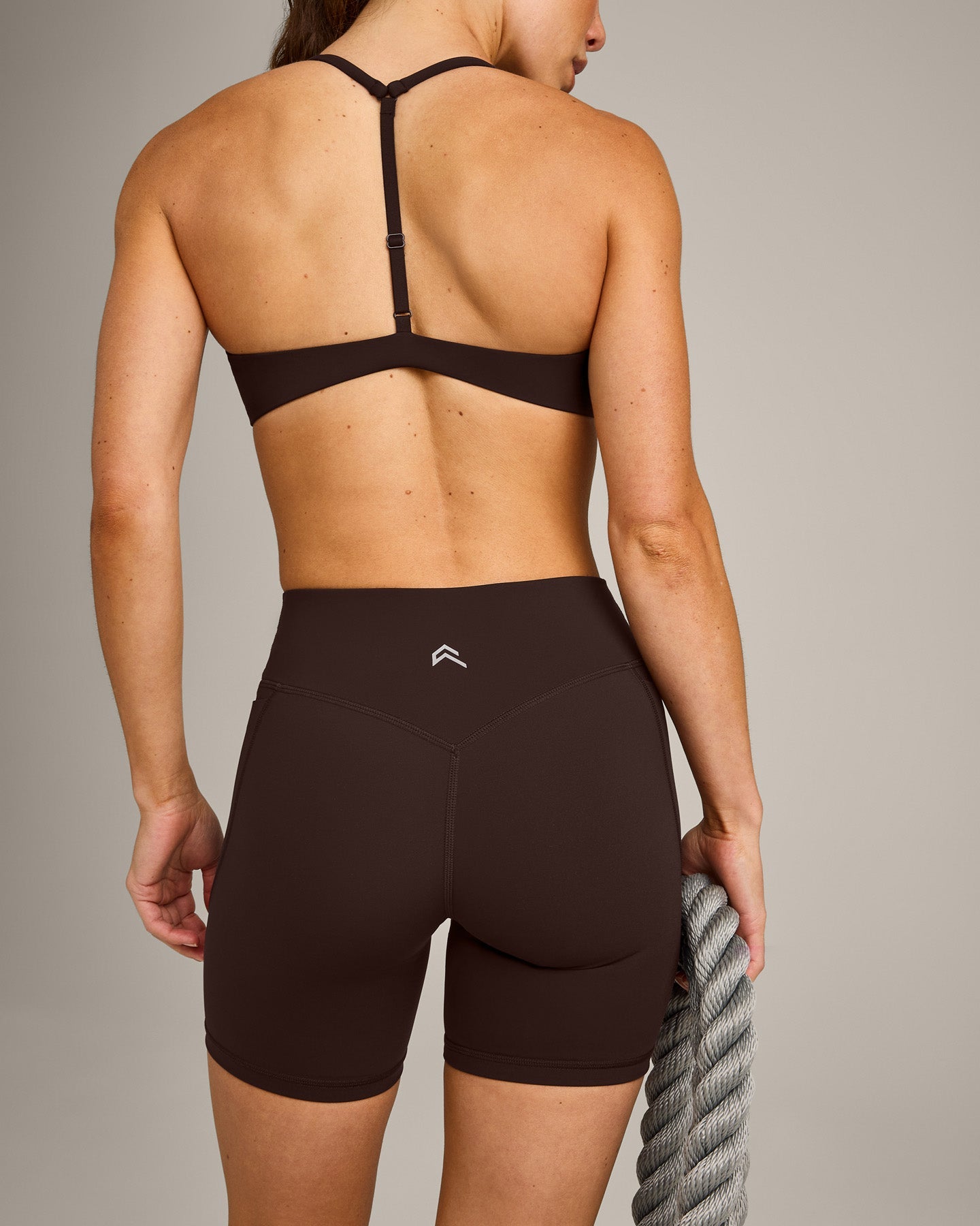 UnifiedMove Pocket Shorts 6" with Bonding with Reflective Logo | 70% Cocoa - Image 4