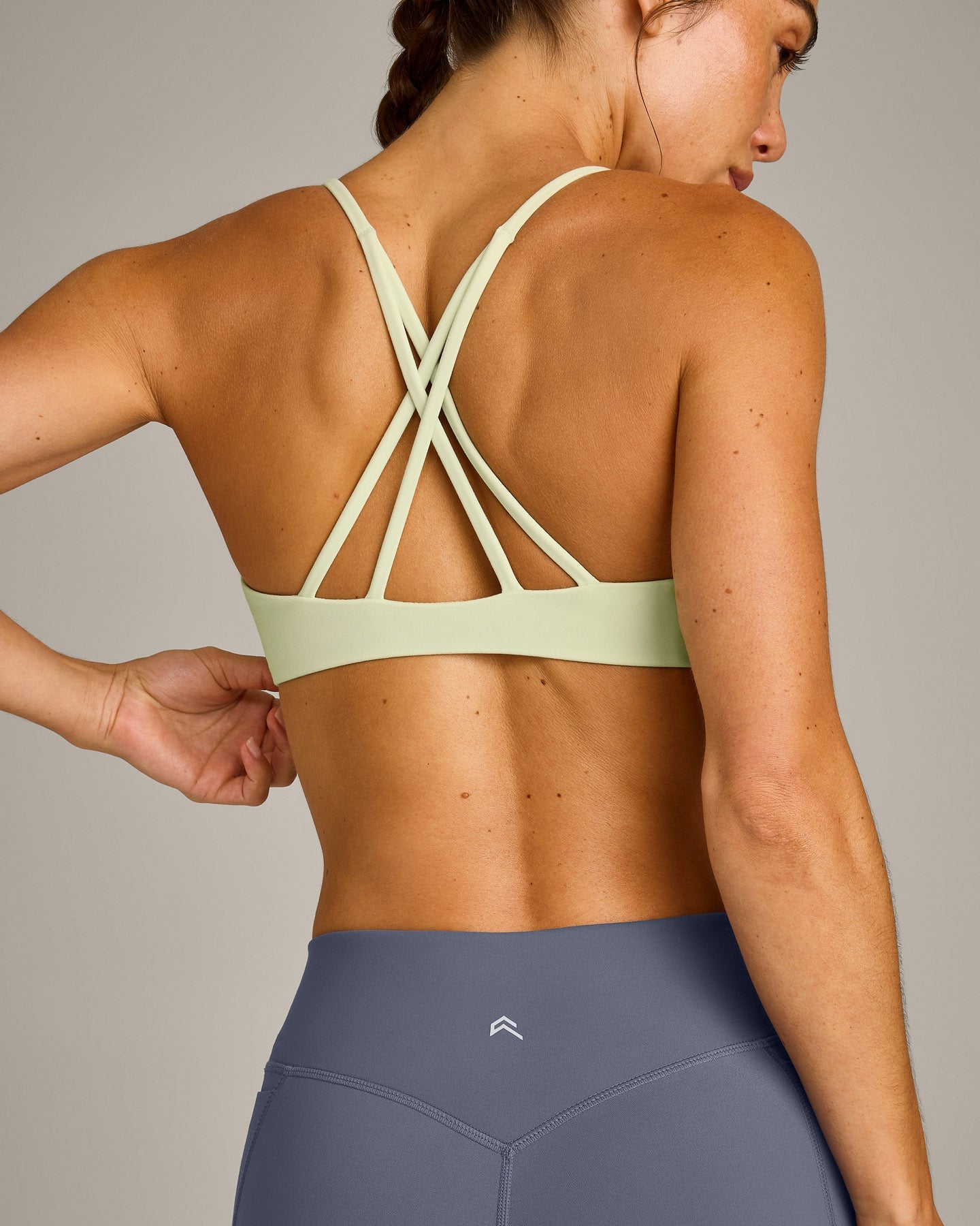 EasyLift Strappy Sports Bra New Branding | Meadow Mist Green - Image 5