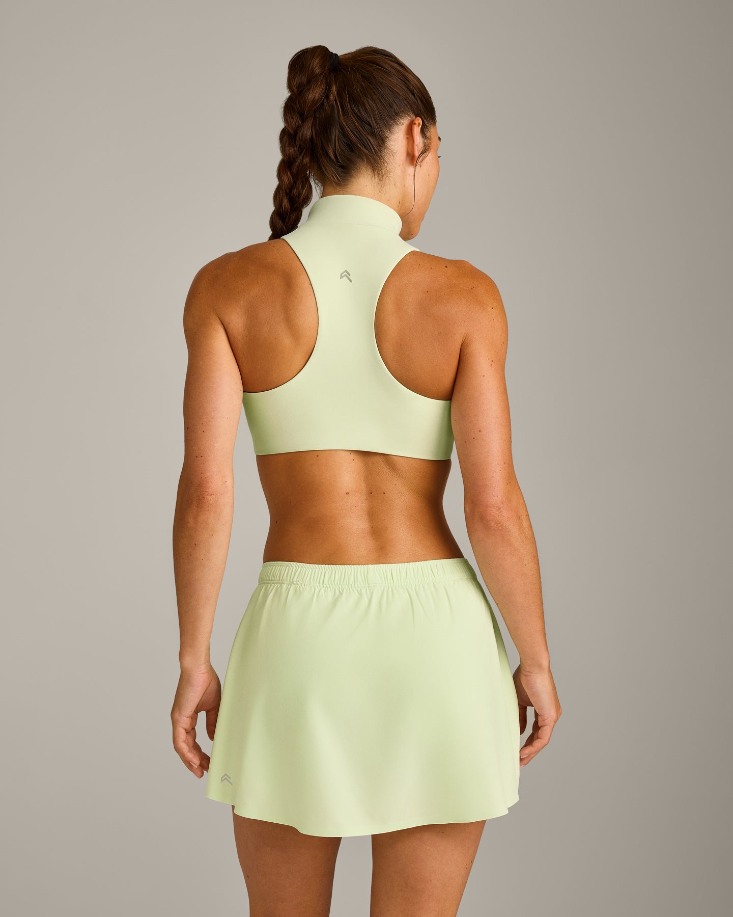 EasyLift Zip High Neck Sports Bra New Branding | Meadow Mist Green - Image 6