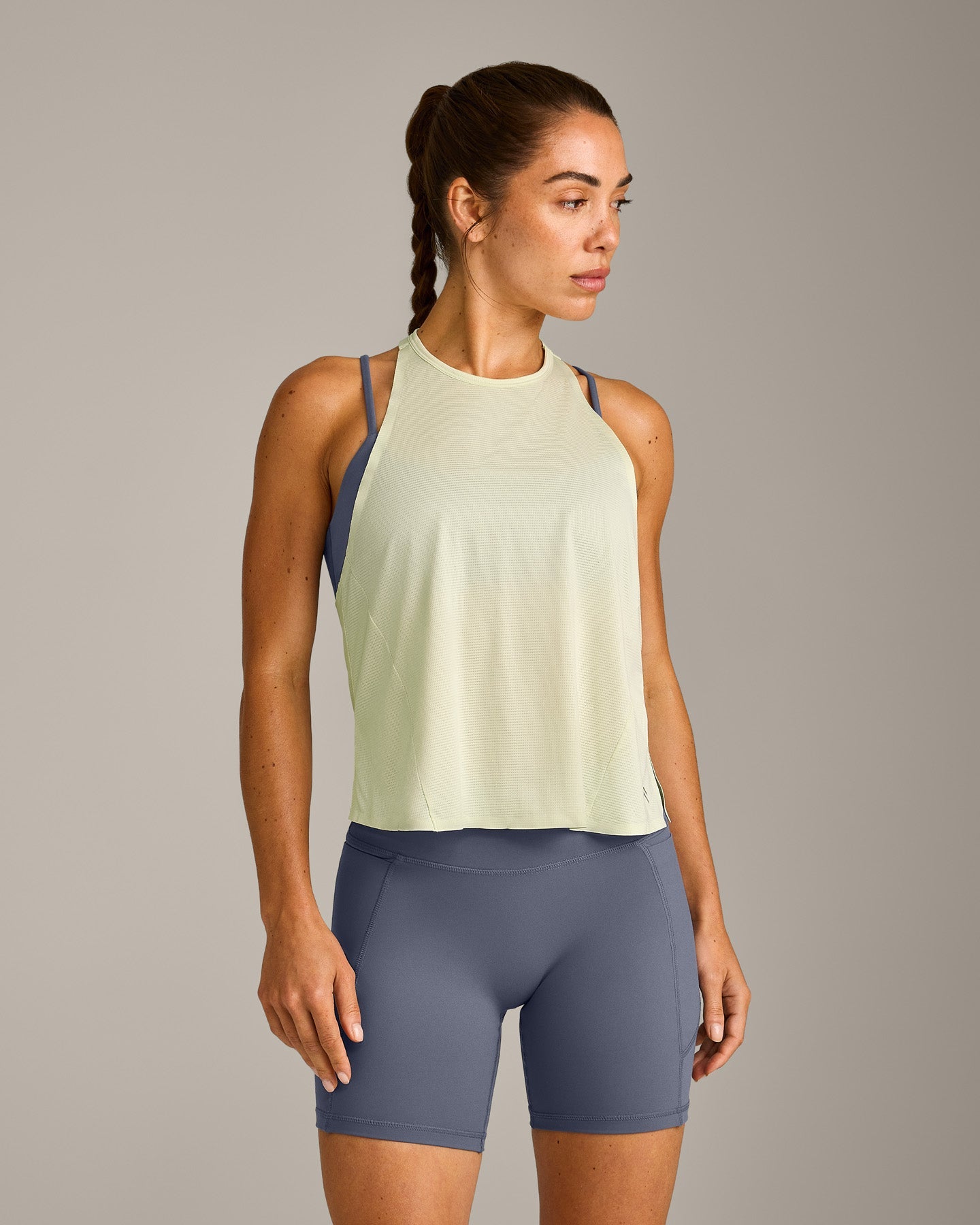 PrecisionMove Drop Armhole Tank Top | Meadow Mist Green