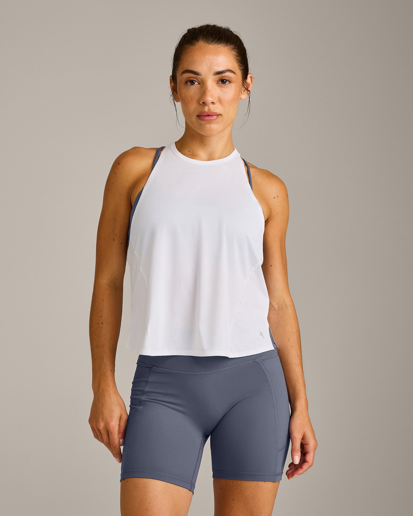 PrecisionMove Drop Armhole Tank Top | White