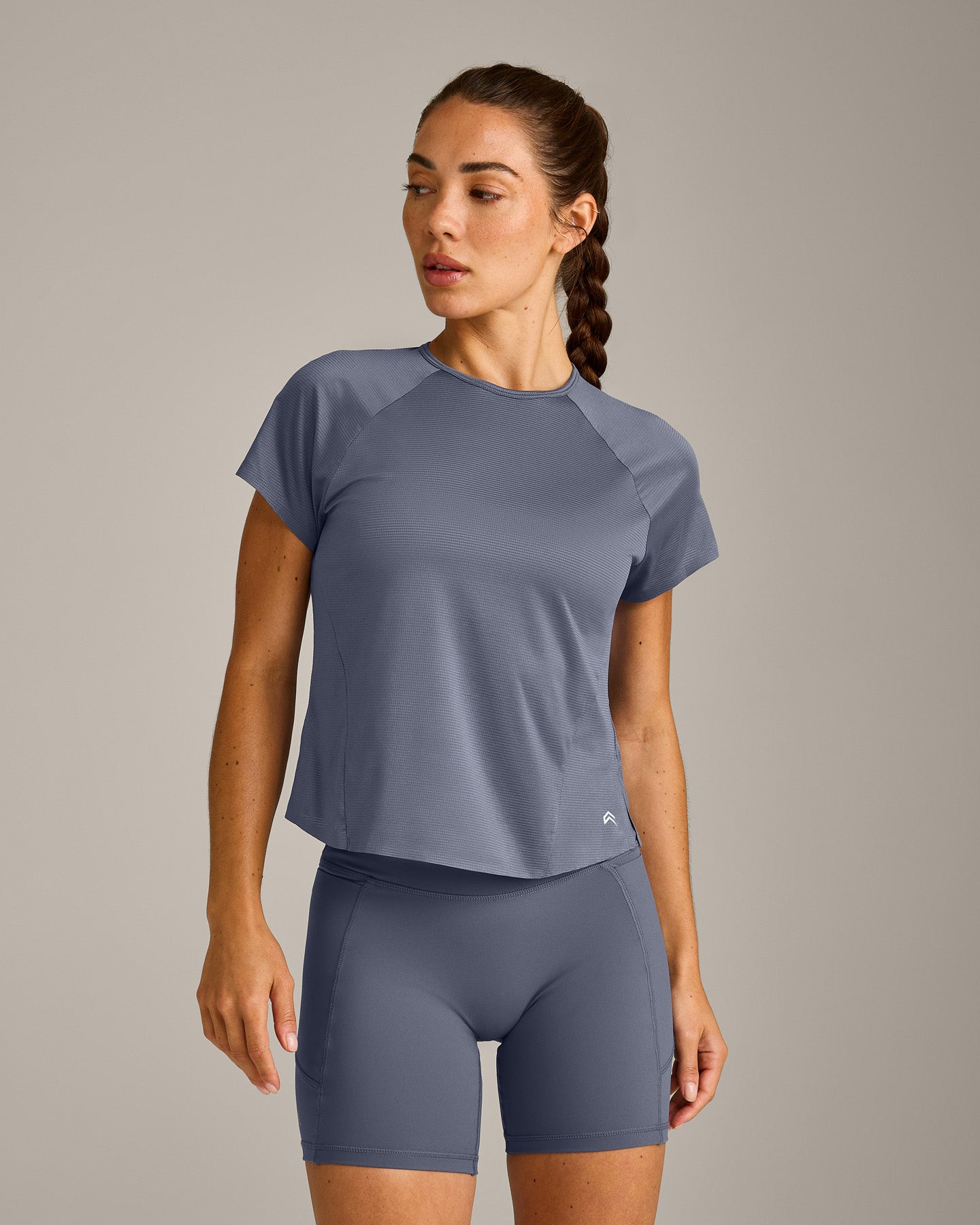 PrecisionMove Short Sleeve Top | Granite Blue