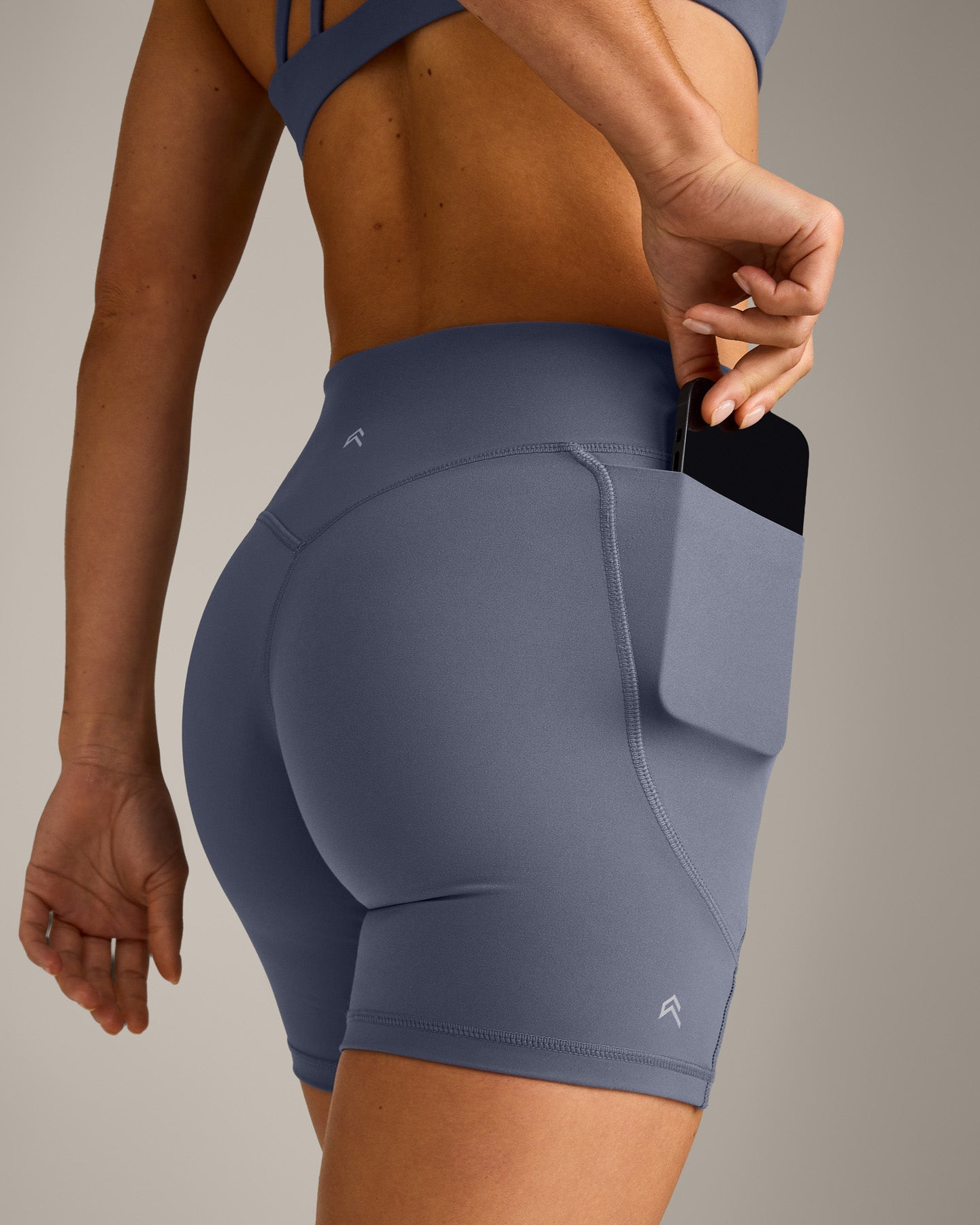 UnifiedMove Pocket Shorts 6" with Bonding New Branding | Granite Blue - Image 4