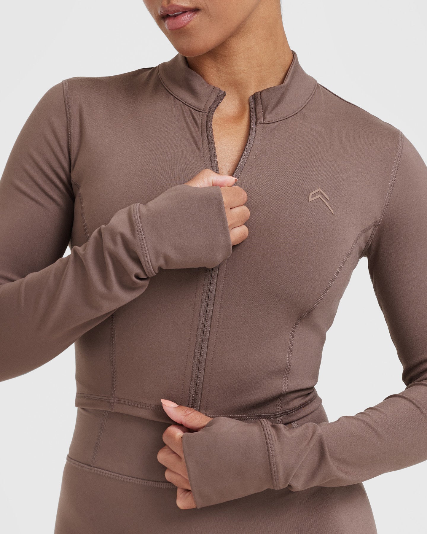 Timeless Crop Jacket | Cool Brown - Image 4