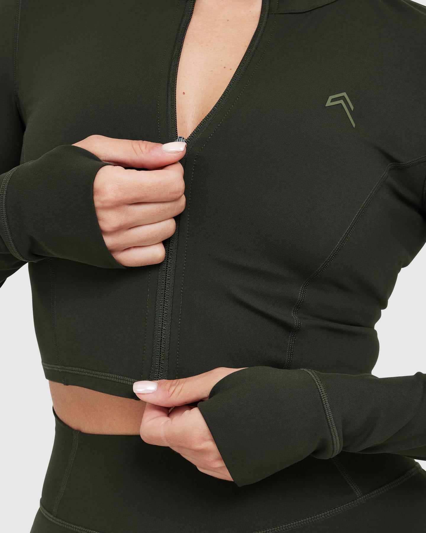 Timeless Crop Jacket | Khaki - Image 3