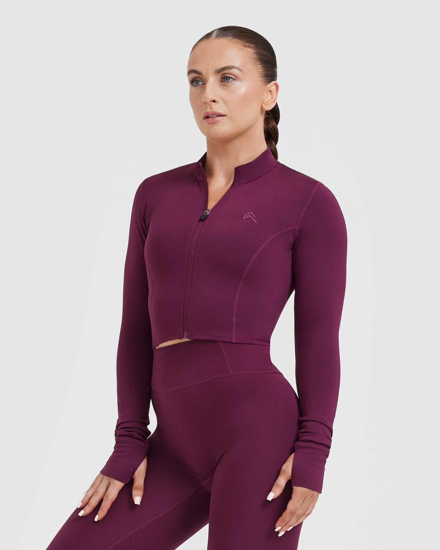 Timeless Crop Jacket | Ripe Fig - Image 3