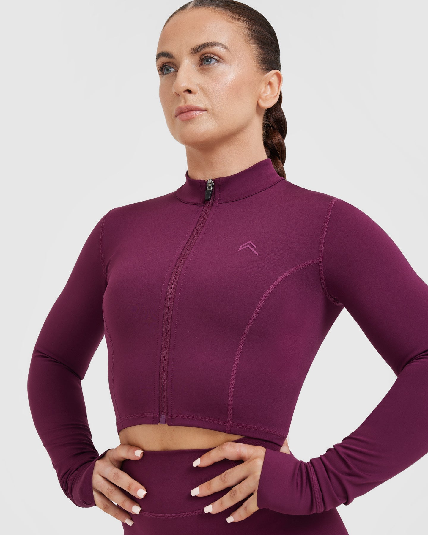 Timeless Crop Jacket | Ripe Fig - Image 4