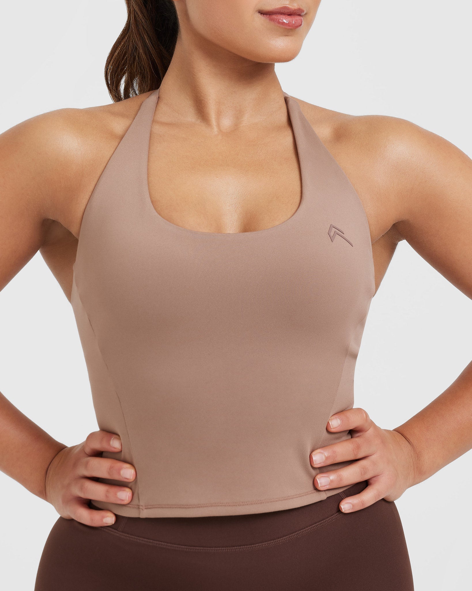 Timeless Halter Neck Mid Vest | Deep Walnut - Image 4