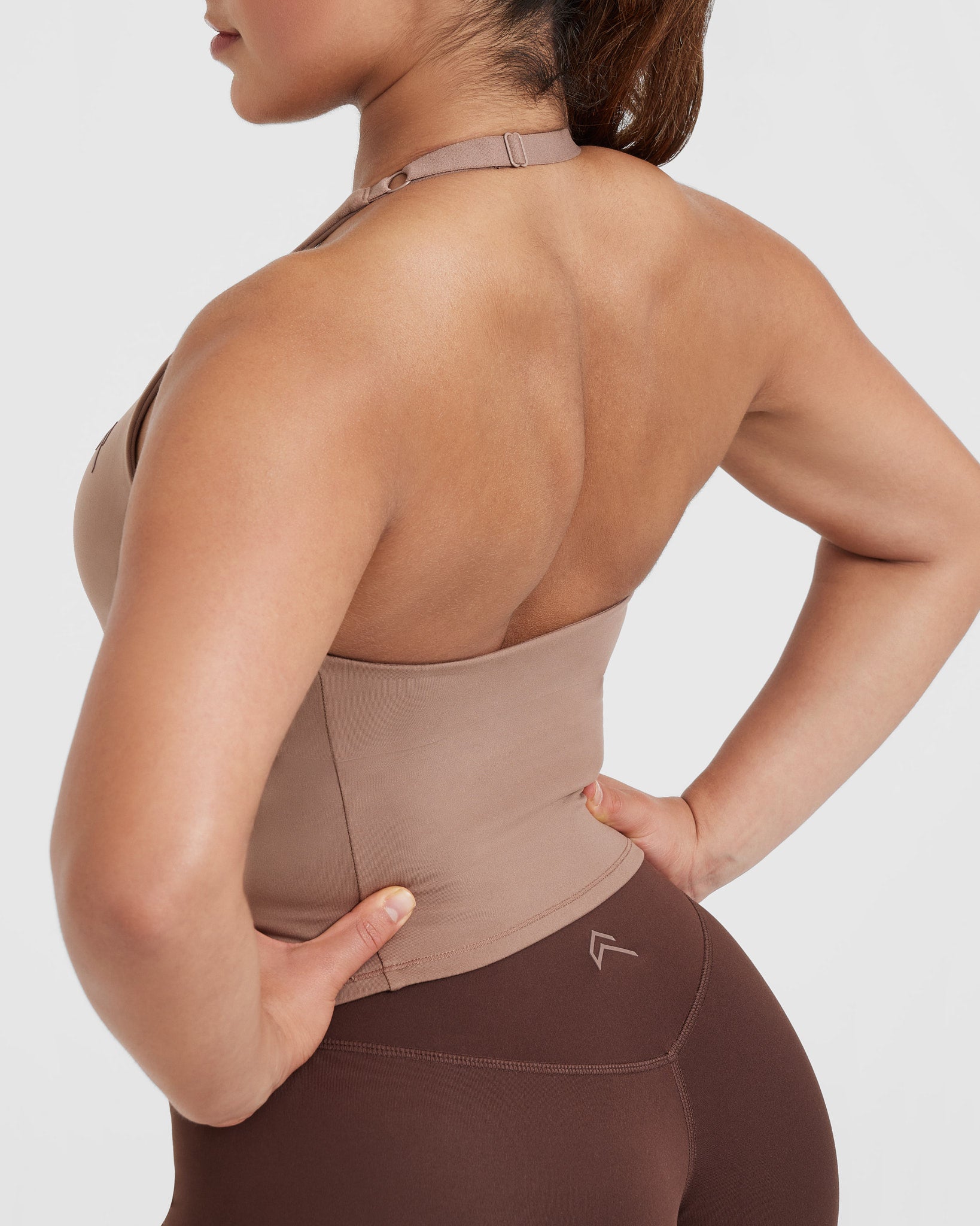 Timeless Halter Neck Mid Vest | Deep Walnut - Image 5