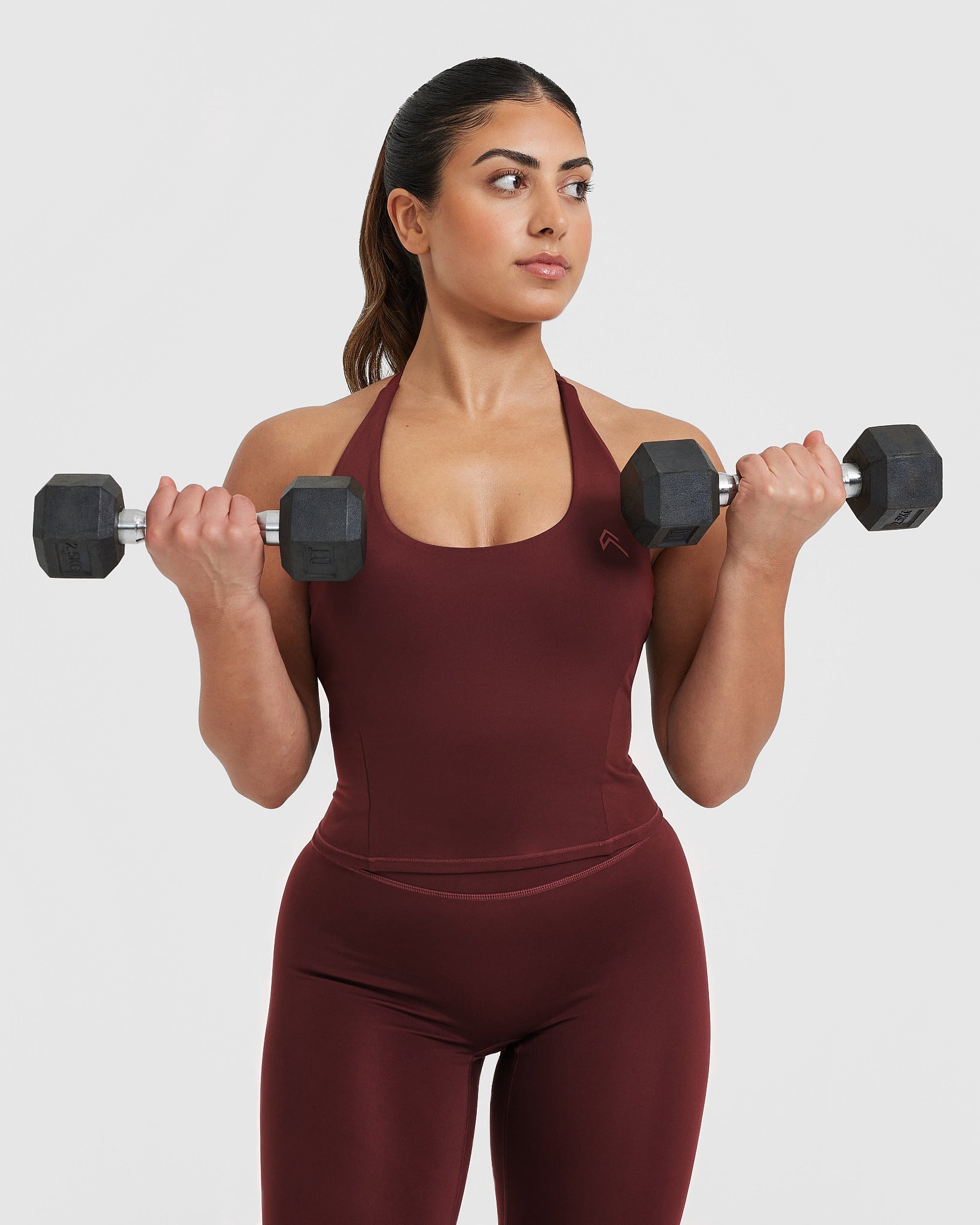 Timeless Halter Neck Mid Vest | Mulled Wine - Image 6