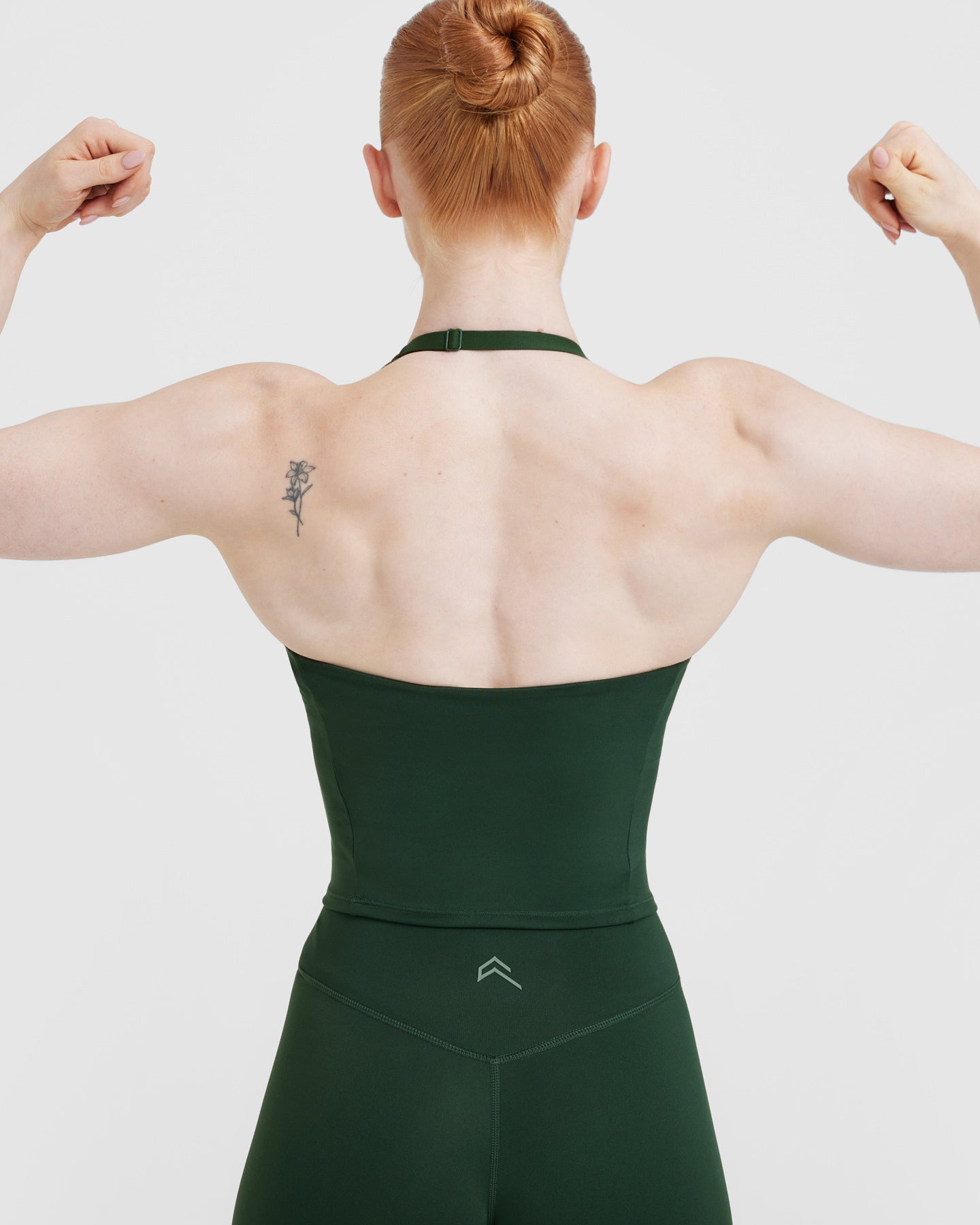 Timeless Halter Neck Mid Vest | Pine Green - Image 5