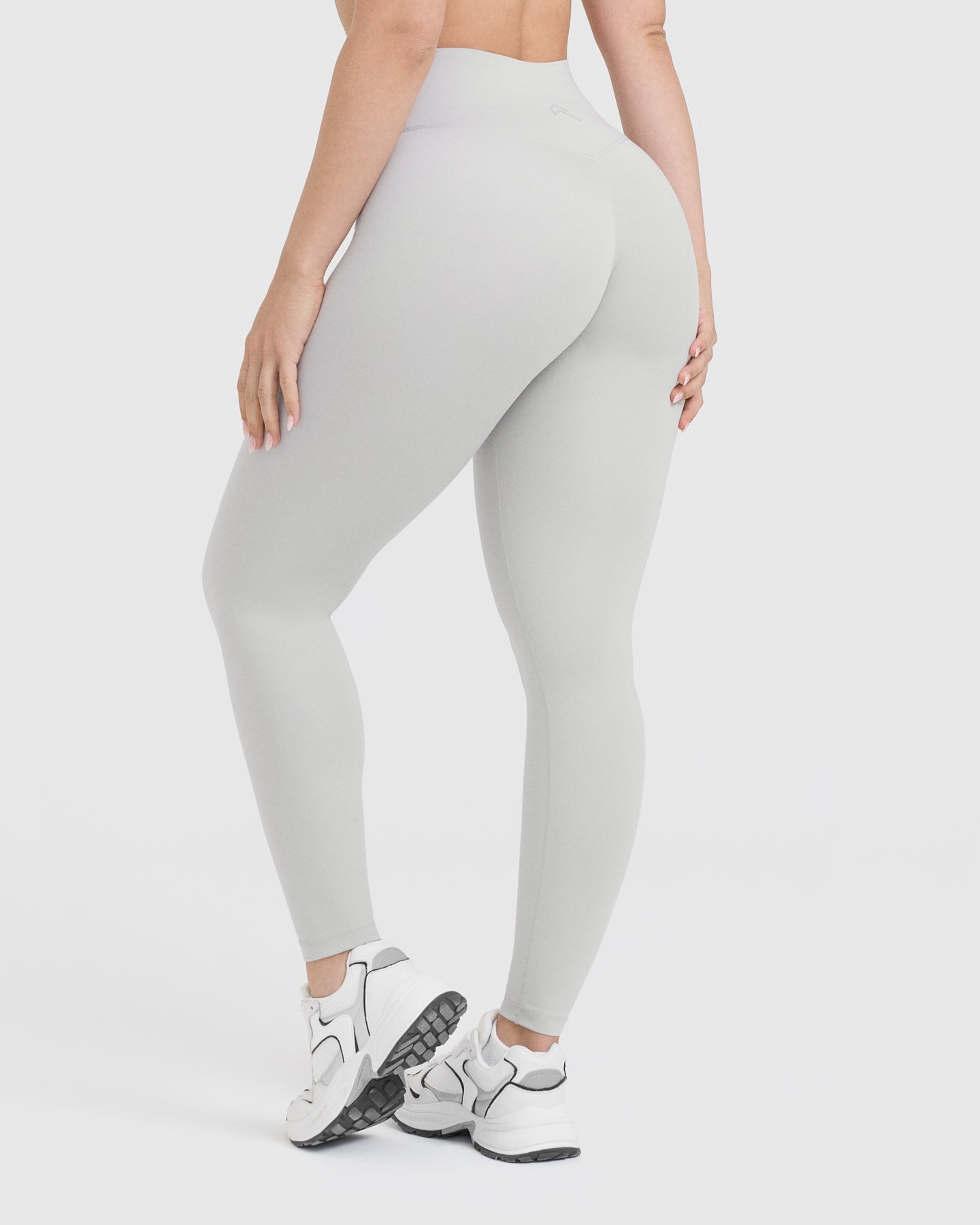 Alternative view of Timeless High Waisted Leggings | Light Grey