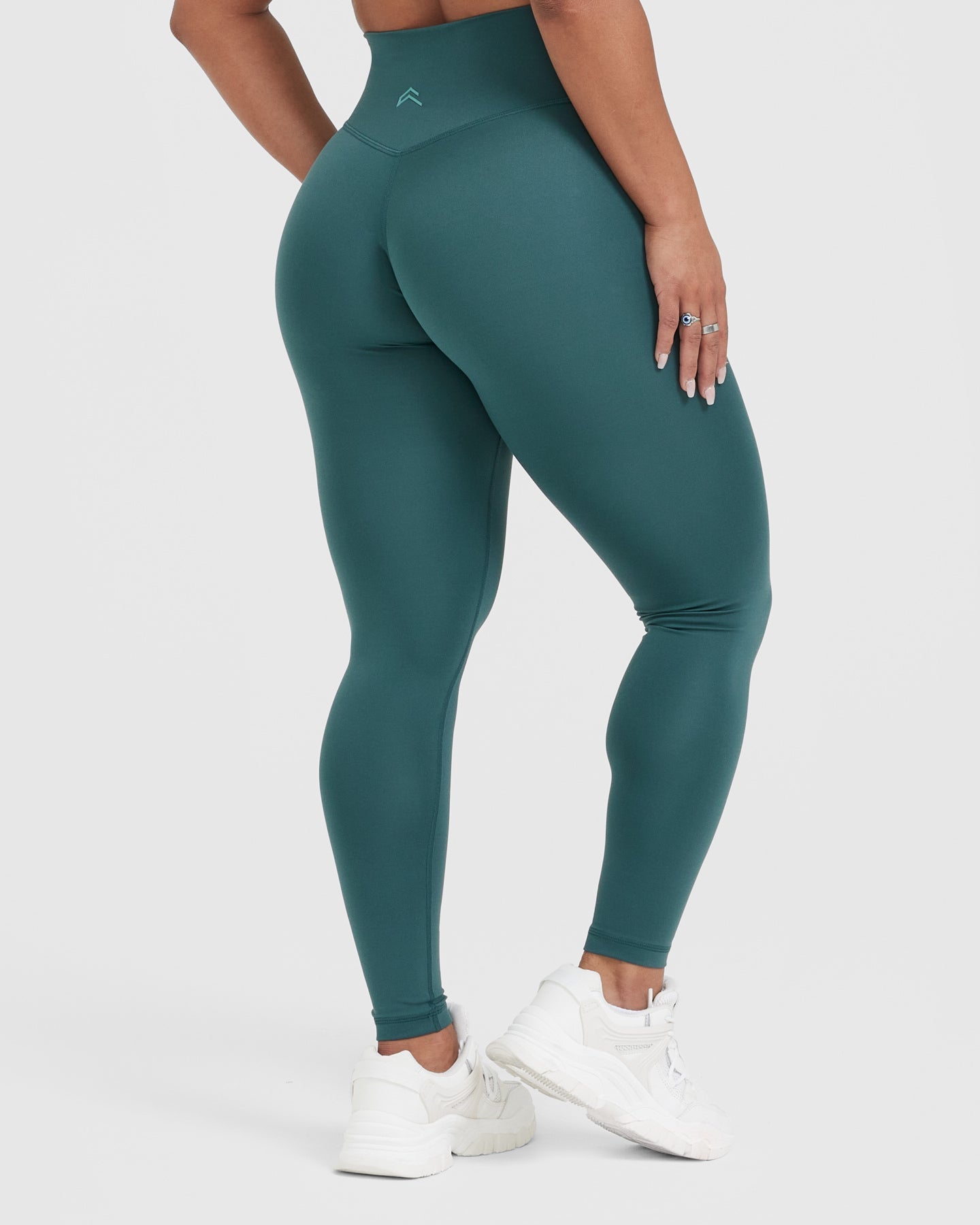 Alternative view of Timeless High Waisted Leggings | Marine Teal