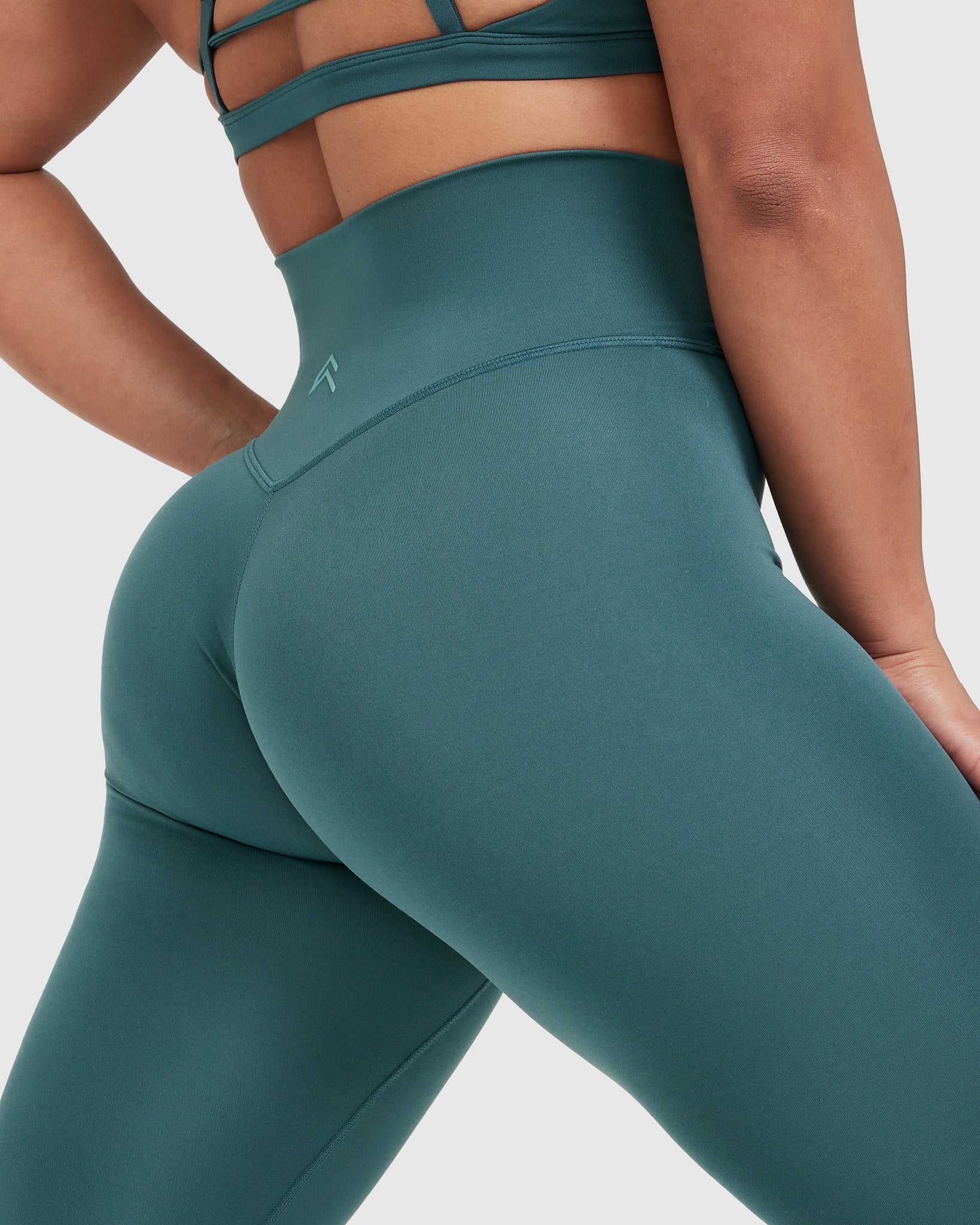 Timeless High Waisted Leggings | Marine Teal - Image 5
