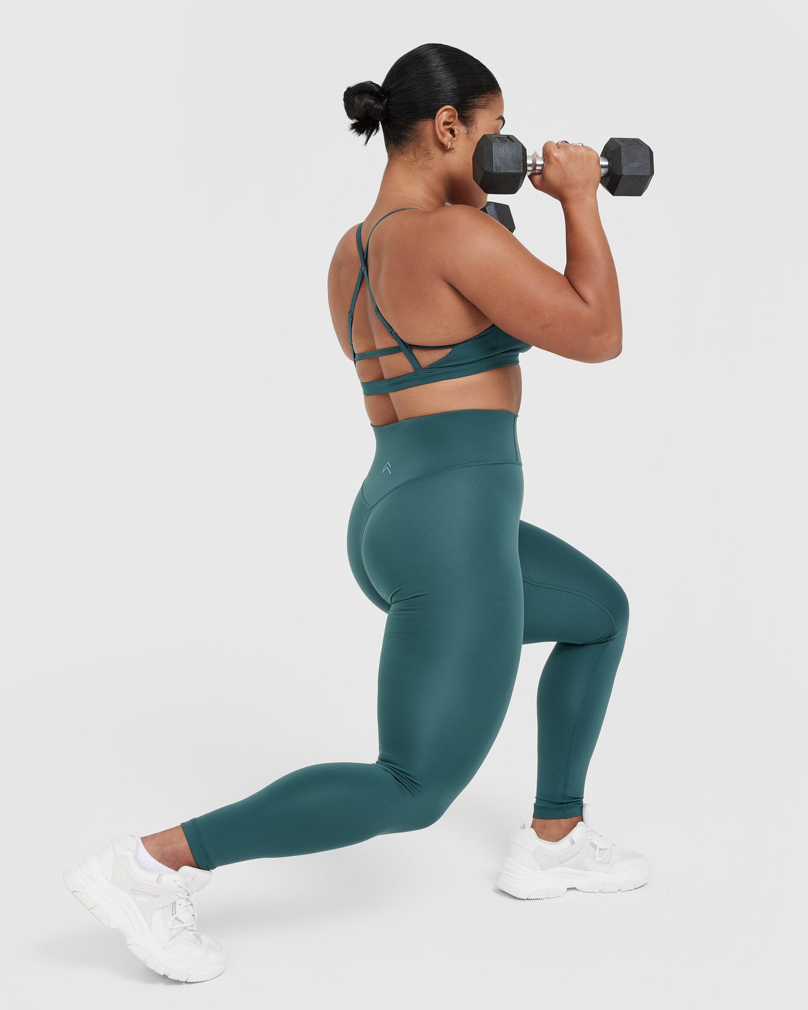 Timeless High Waisted Leggings | Marine Teal - Image 6