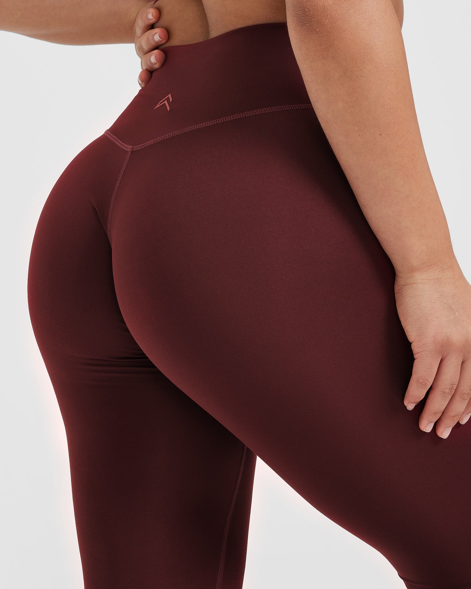 Timeless High Waisted Leggings | Mulled Wine - Image 5