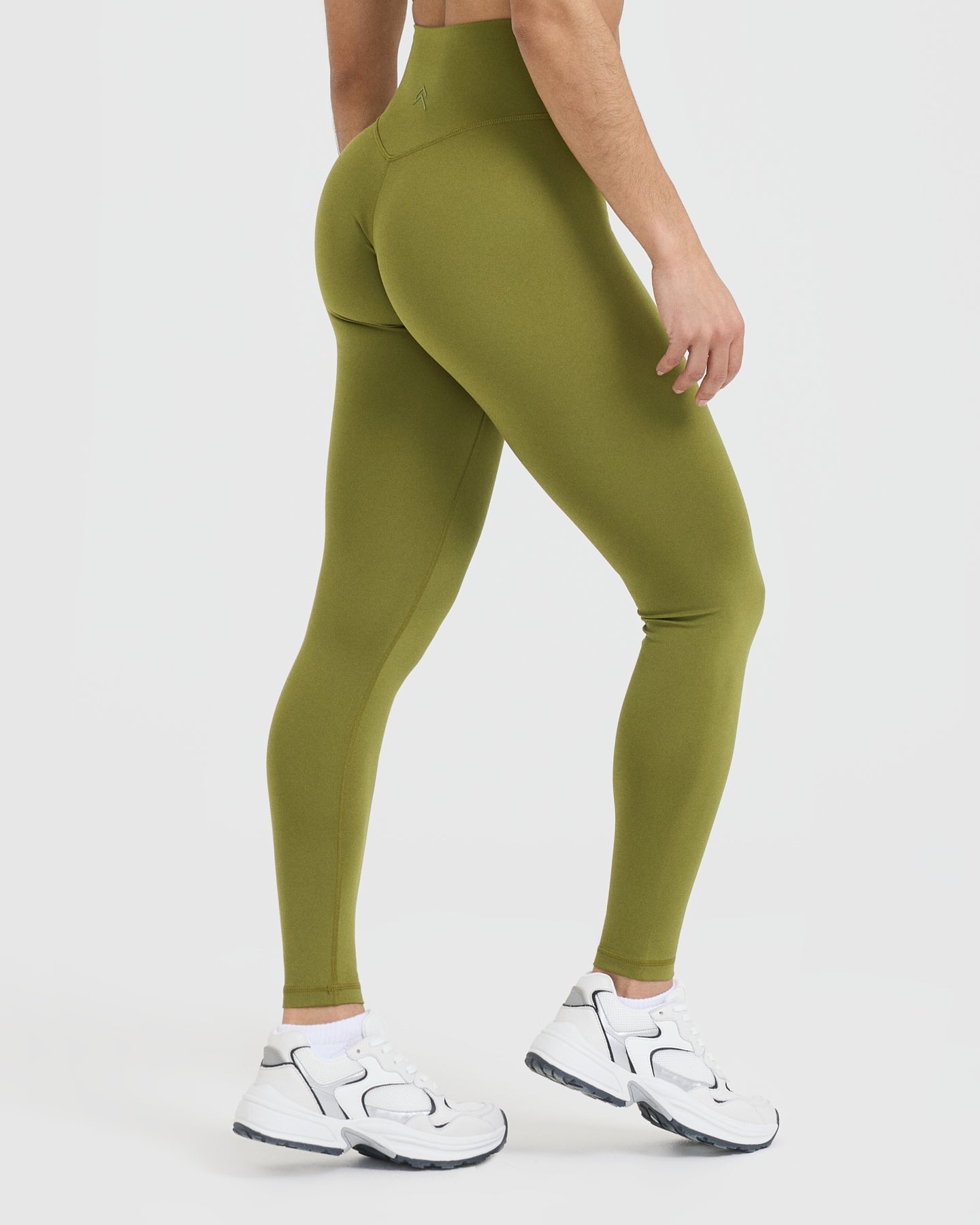 Alternative view of Timeless High Waisted Leggings | Olive Green